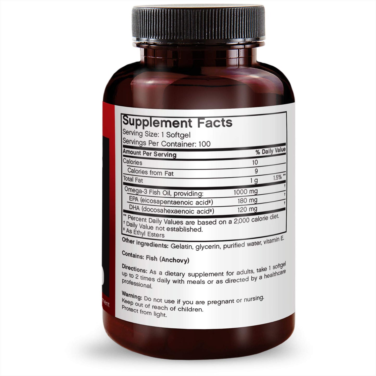 Futurebiotics Omega 3 Fish Oil Softgel 100 Count