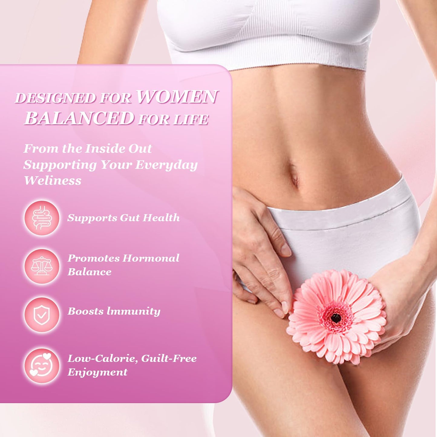 Dyale Her Juicy Feminine Probiotics Gummies for Women, 10 Gummies