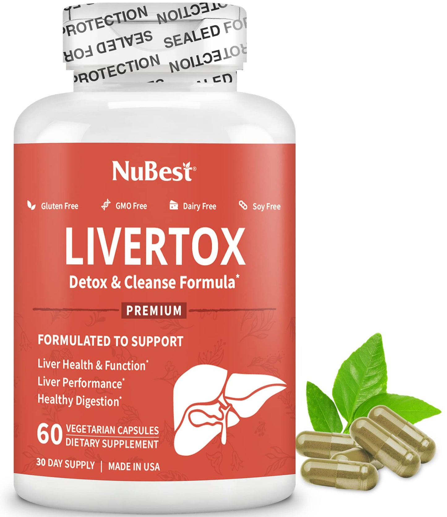 NuBest LiverTox Premium Liver Health Formula Capsules, 720