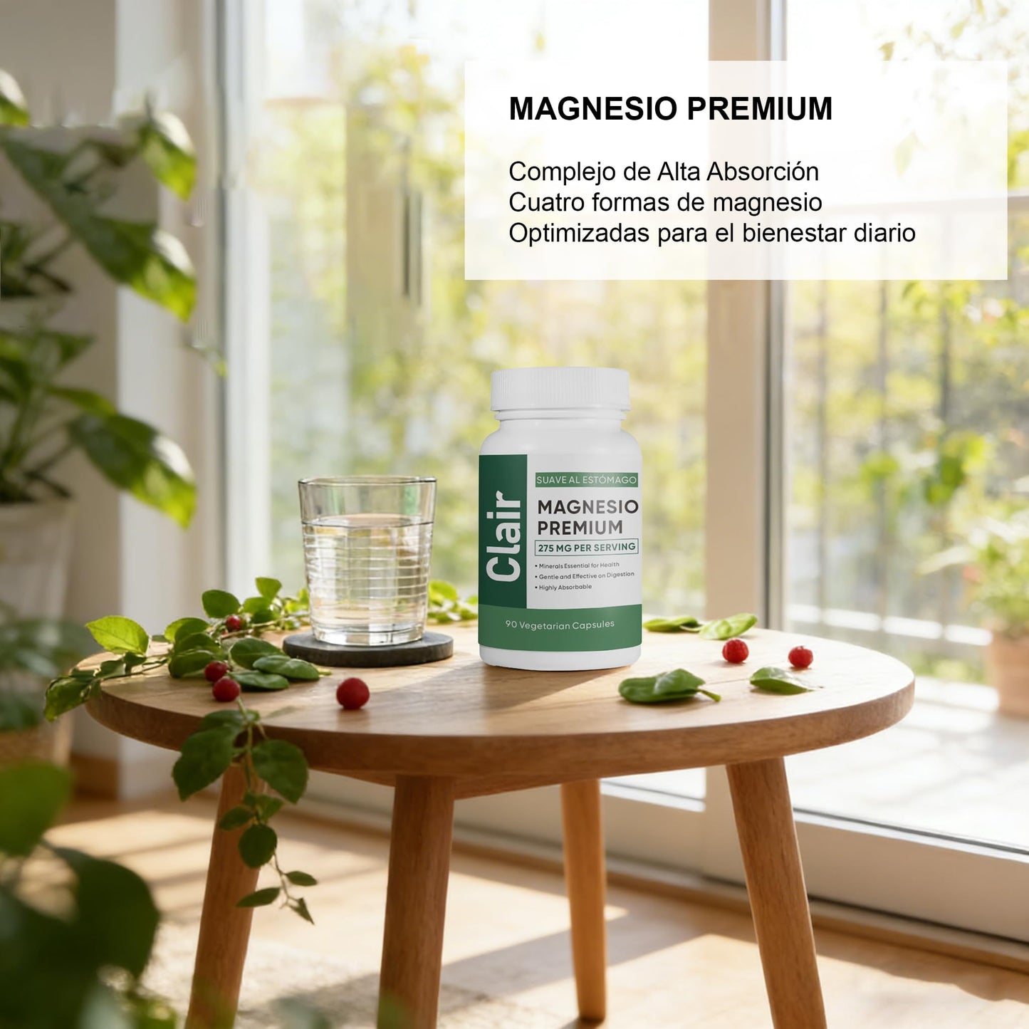 ZISKOUD Clair Magnesium Premium Series Capsule 1 Count
