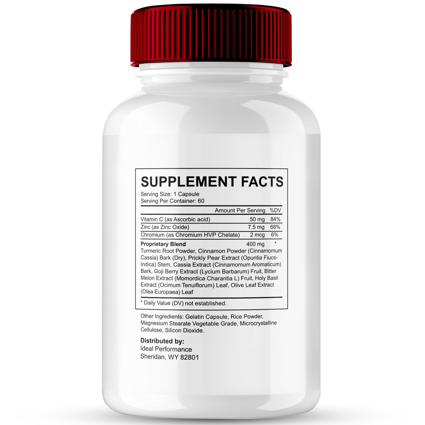 IDEAL PERFORMANCE Glycozen Capsules, 60 Count