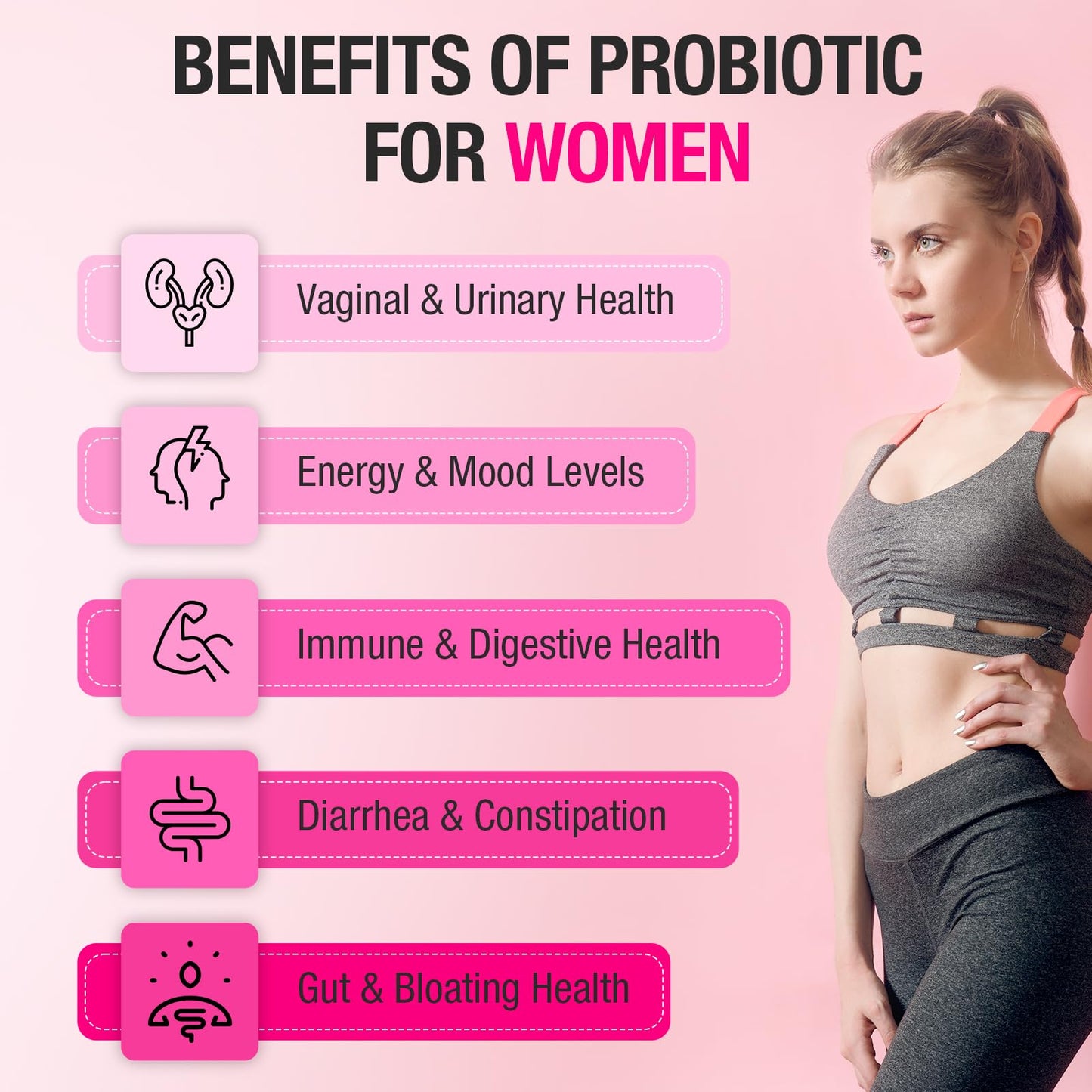 Dmeisy Vaginal Probiotics Capsule 60 Count
