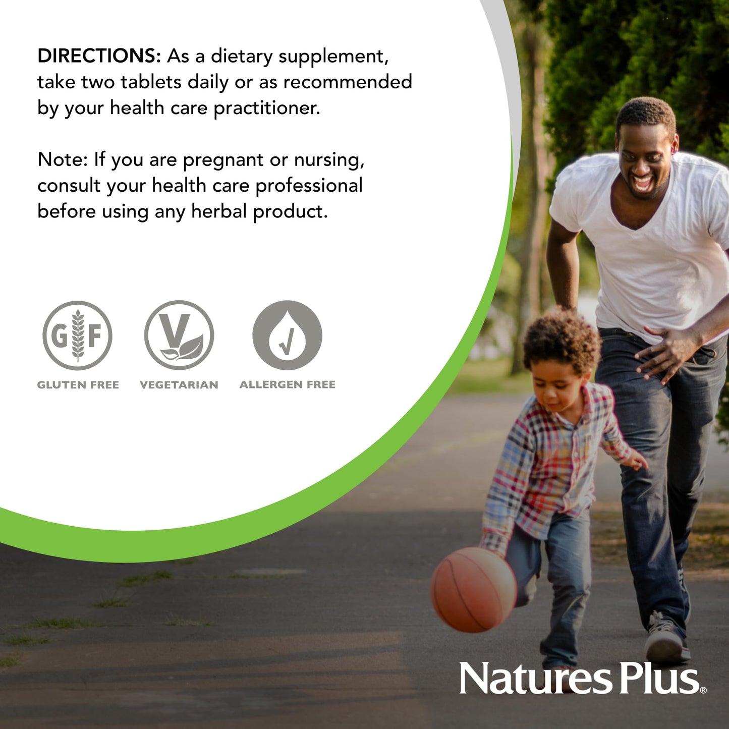 NaturesPlus Herbal Actives Resveratrol Extended Release Tablets, 120 Tablets