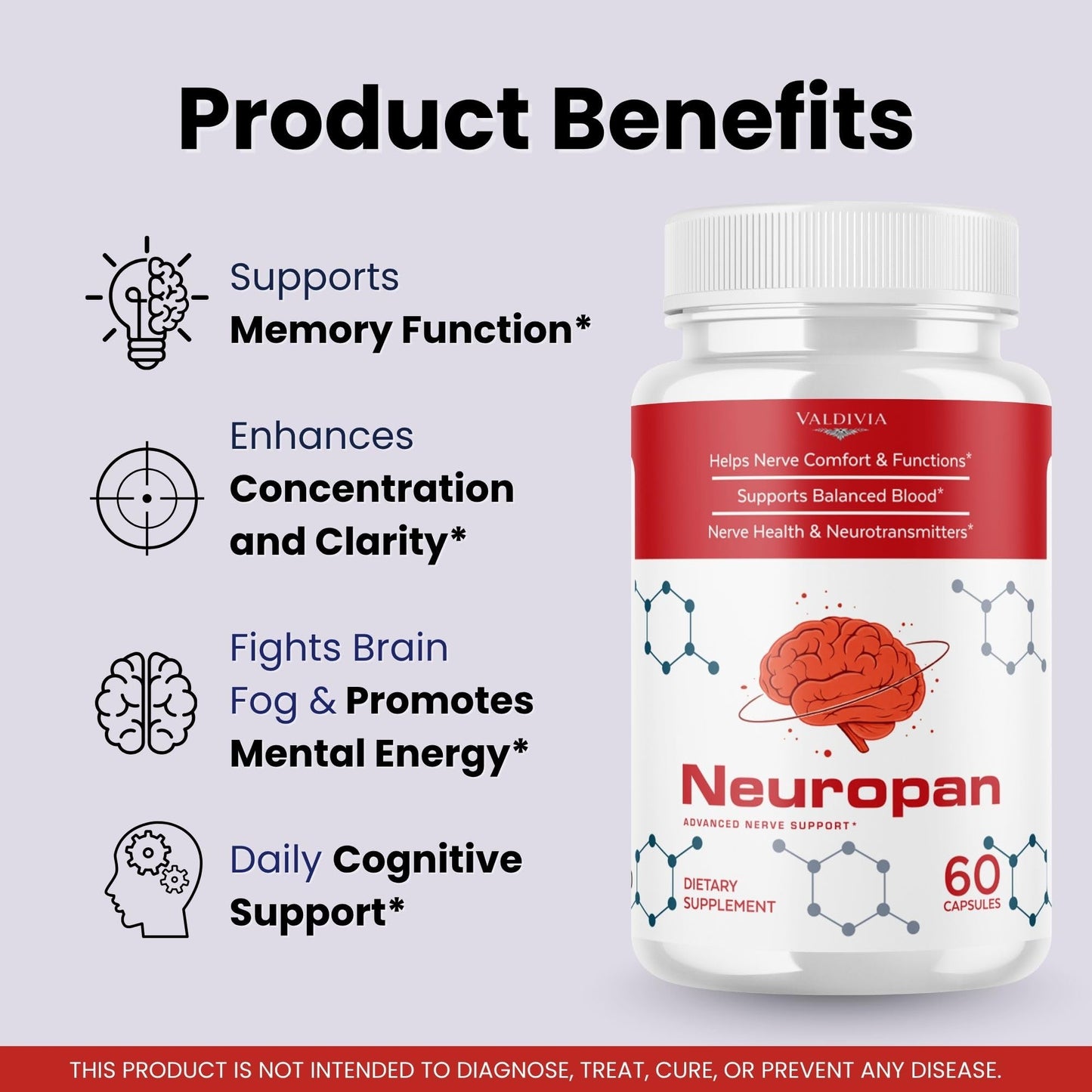 Valdivia Neuropan Capsules, 60 Count