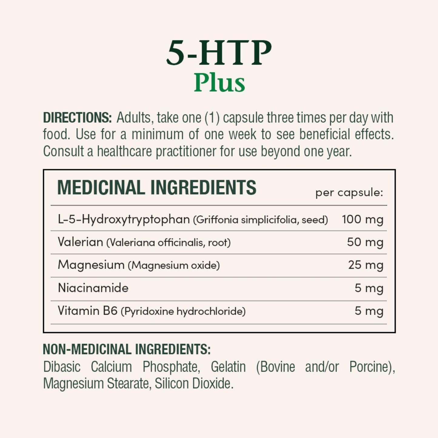 Nature's Bounty 5-HTP 100mg Capsule, 120 Count