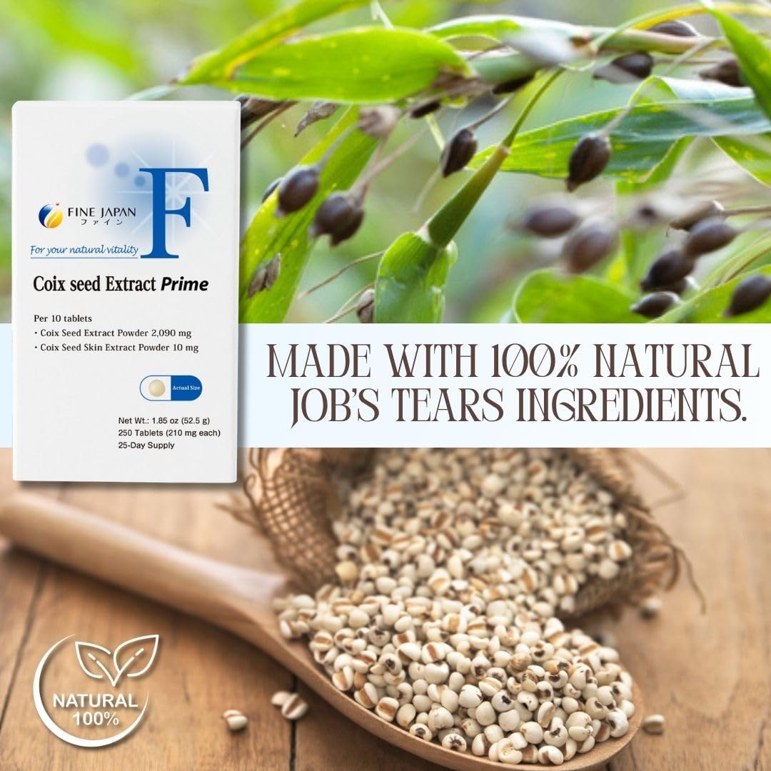 FINE JAPAN Coix Seed Extract Tablets 250