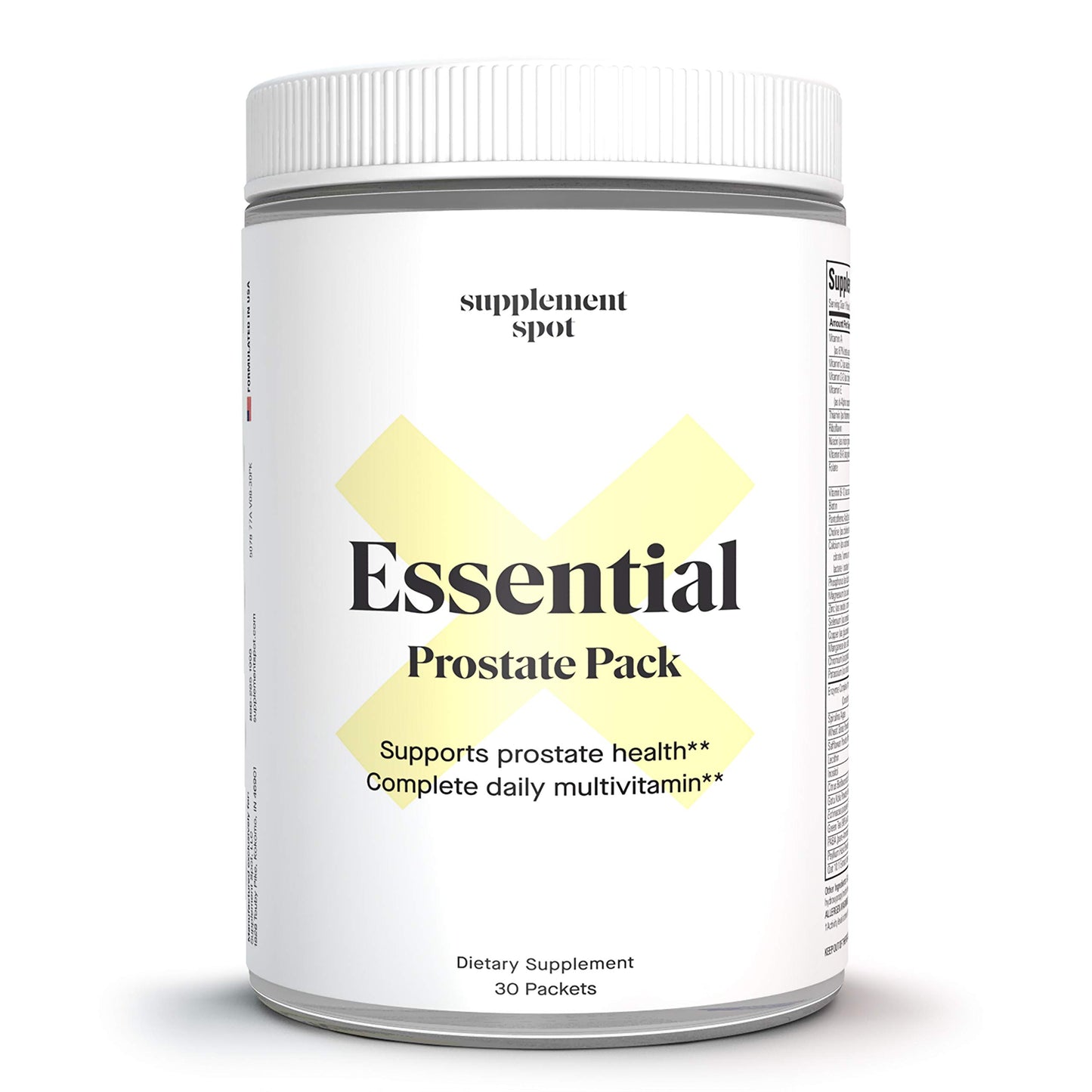 Supplement Spot Essential Prostate Health Pack Daily Multivitamin for Men with Saw Palmetto Capsules, 1 Count