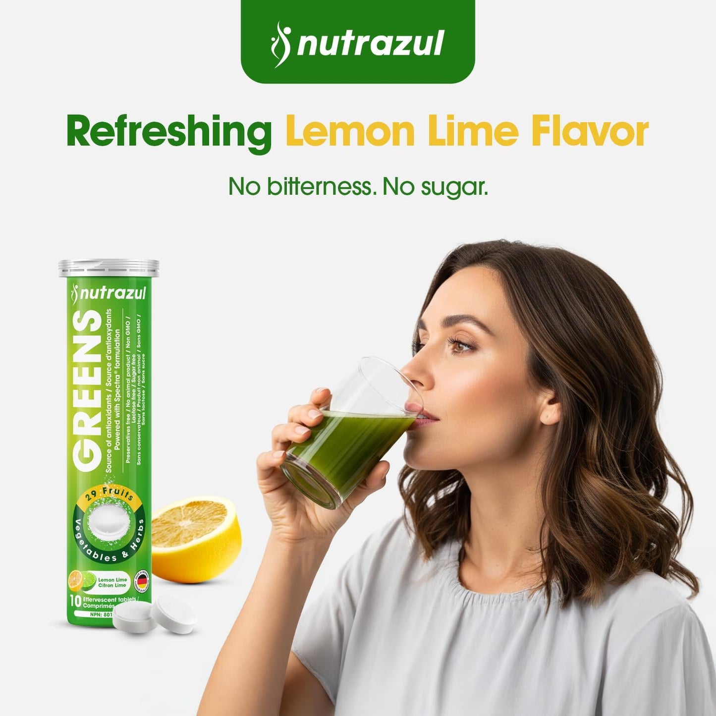 Nutrazul Greens Effervescent Tablets 30 Tablets
