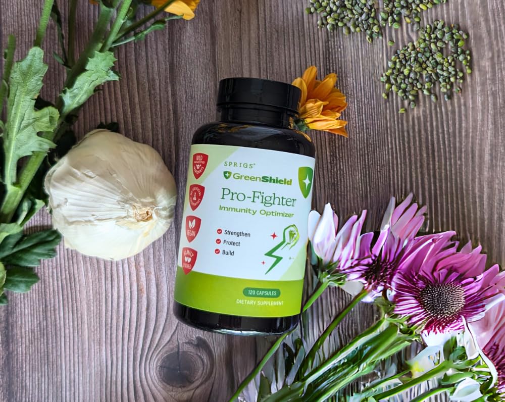SPRIGS Pro-Fighter Immune Support Supplement Capsule, 120 Count