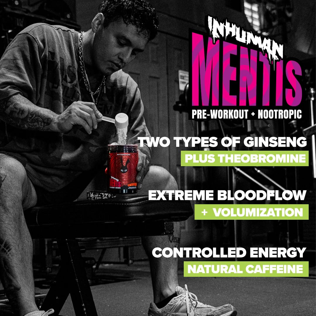 AFTERDARK Mentis Pre Workout Mid-Stimulant Formula Capsule 30 Count