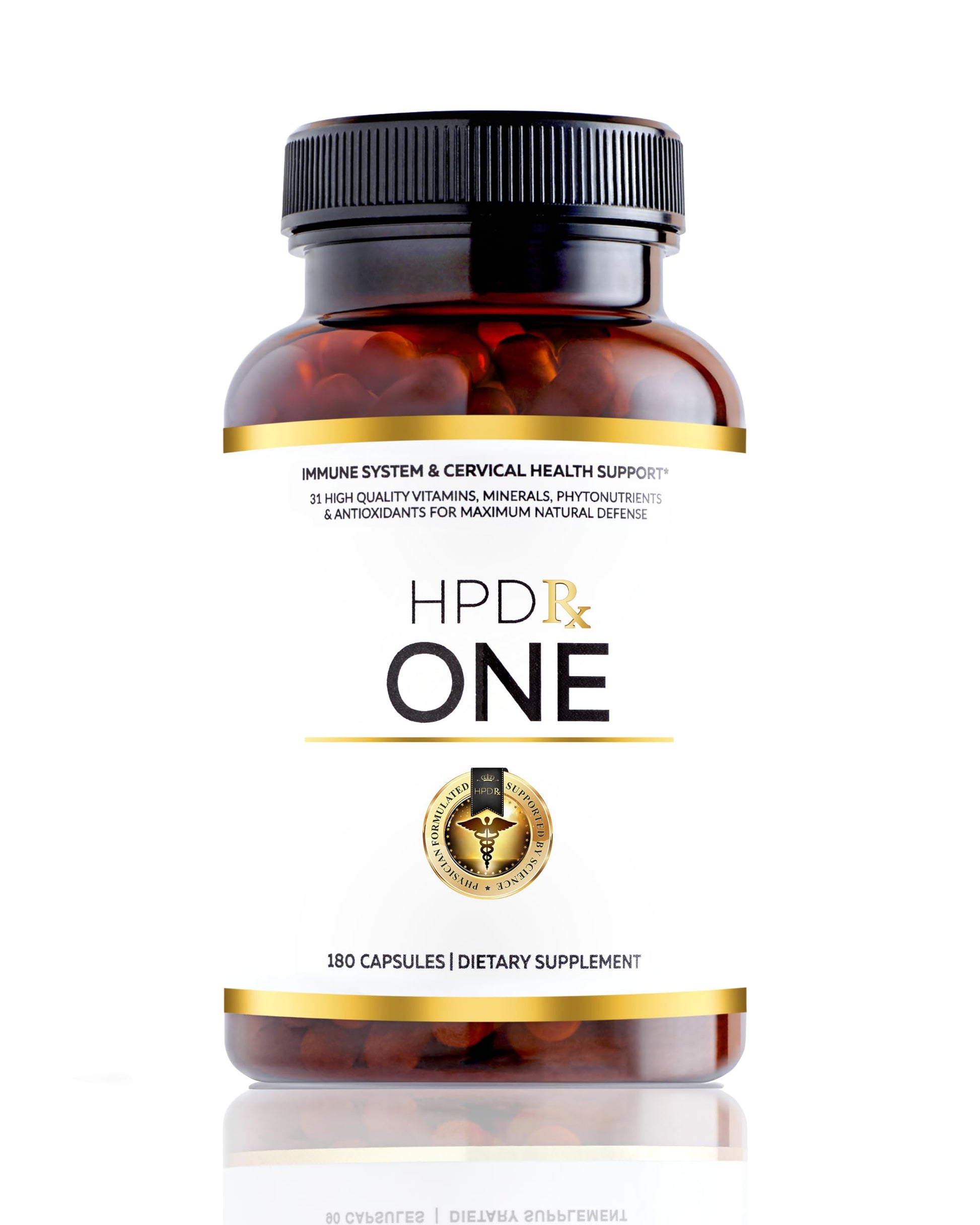 HPD Rx ONE Immunity Boost Multivitamin Supplements for Women and Men 180 Capsules