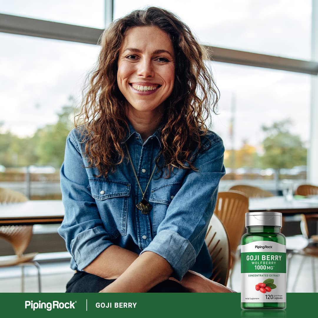 Piping Rock Goji Berry Supplement 120 Capsules
