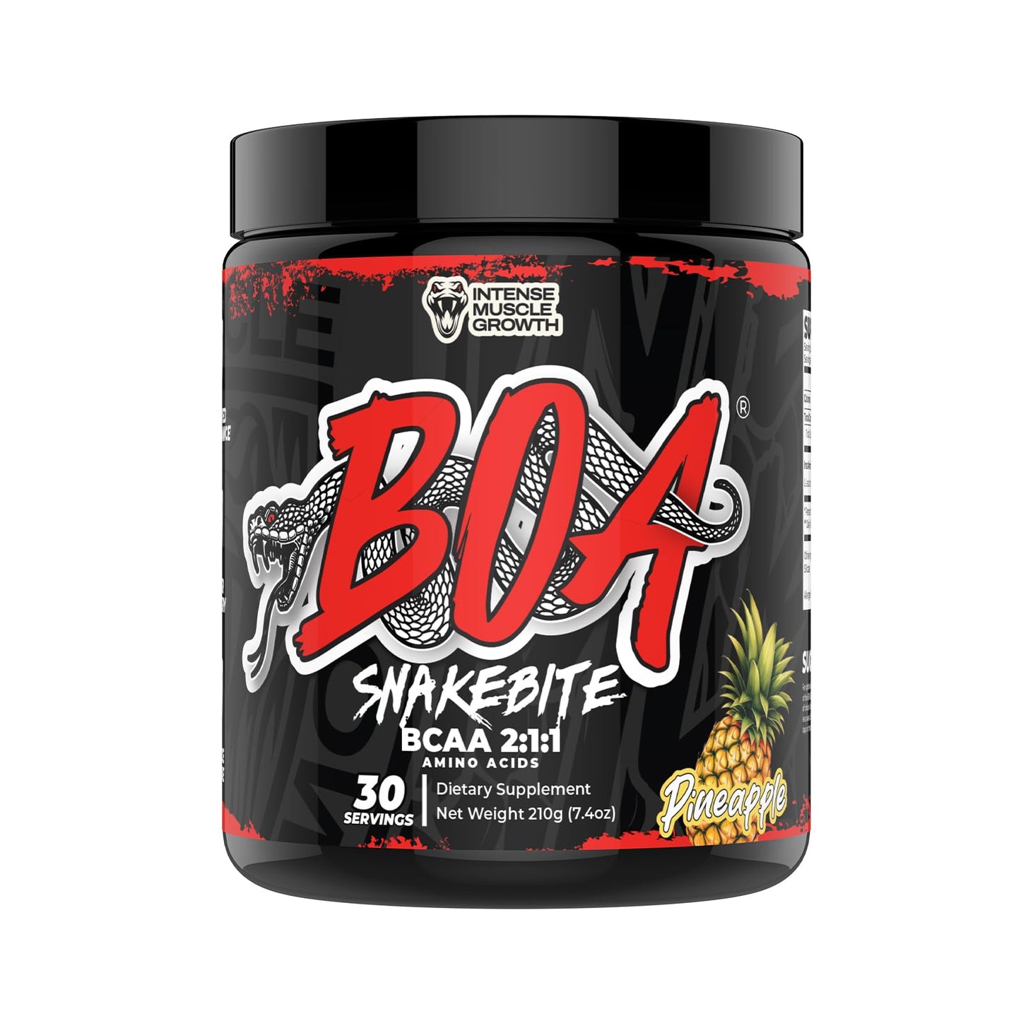 BOA Snakebite BCAA 2:1:1 Powder 7.4 Ounce (Pack of 1)
