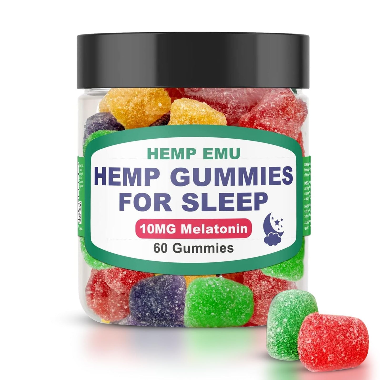 Hemp Emu Hemp Gummies for Sleep Gummy, 60 Count