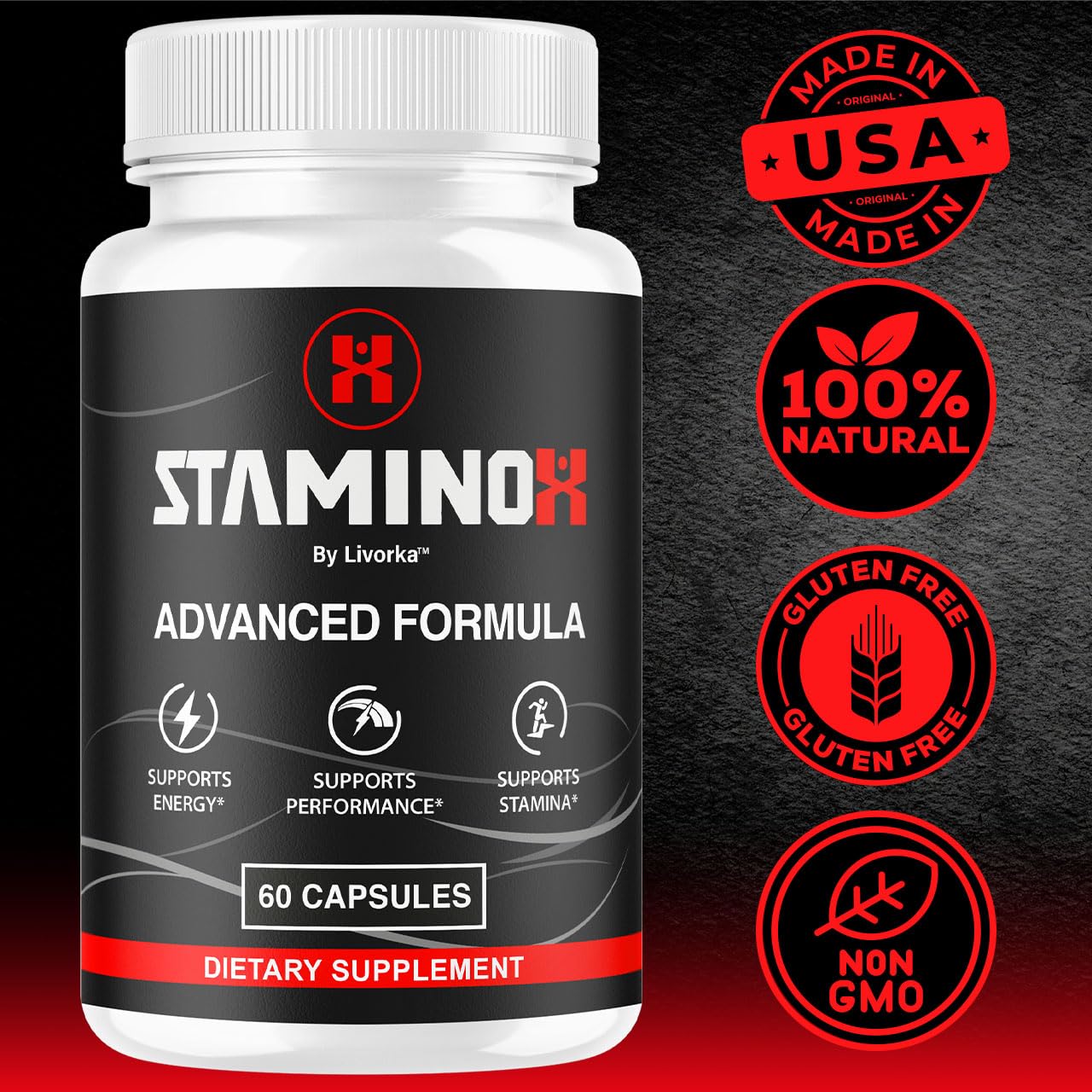 LIVORKA Staminox Capsule 180 Capsules