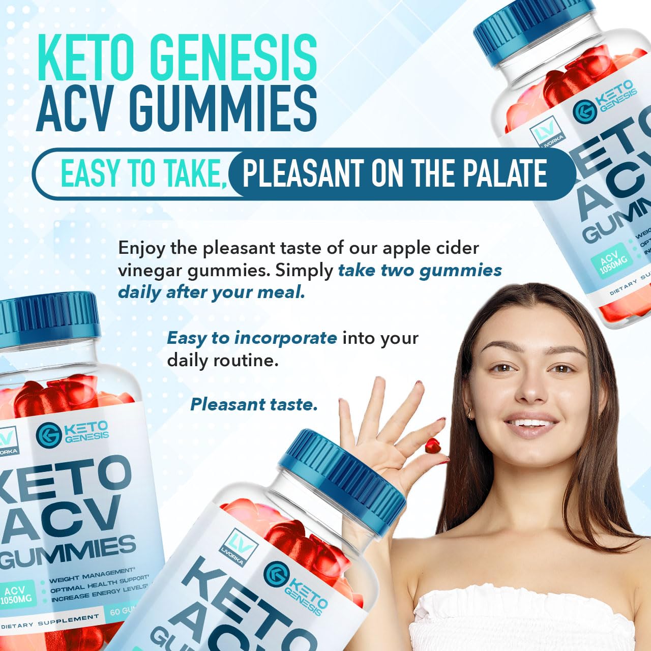 LIVORKA Keto Genesis ACV Gummies 180 Gummies