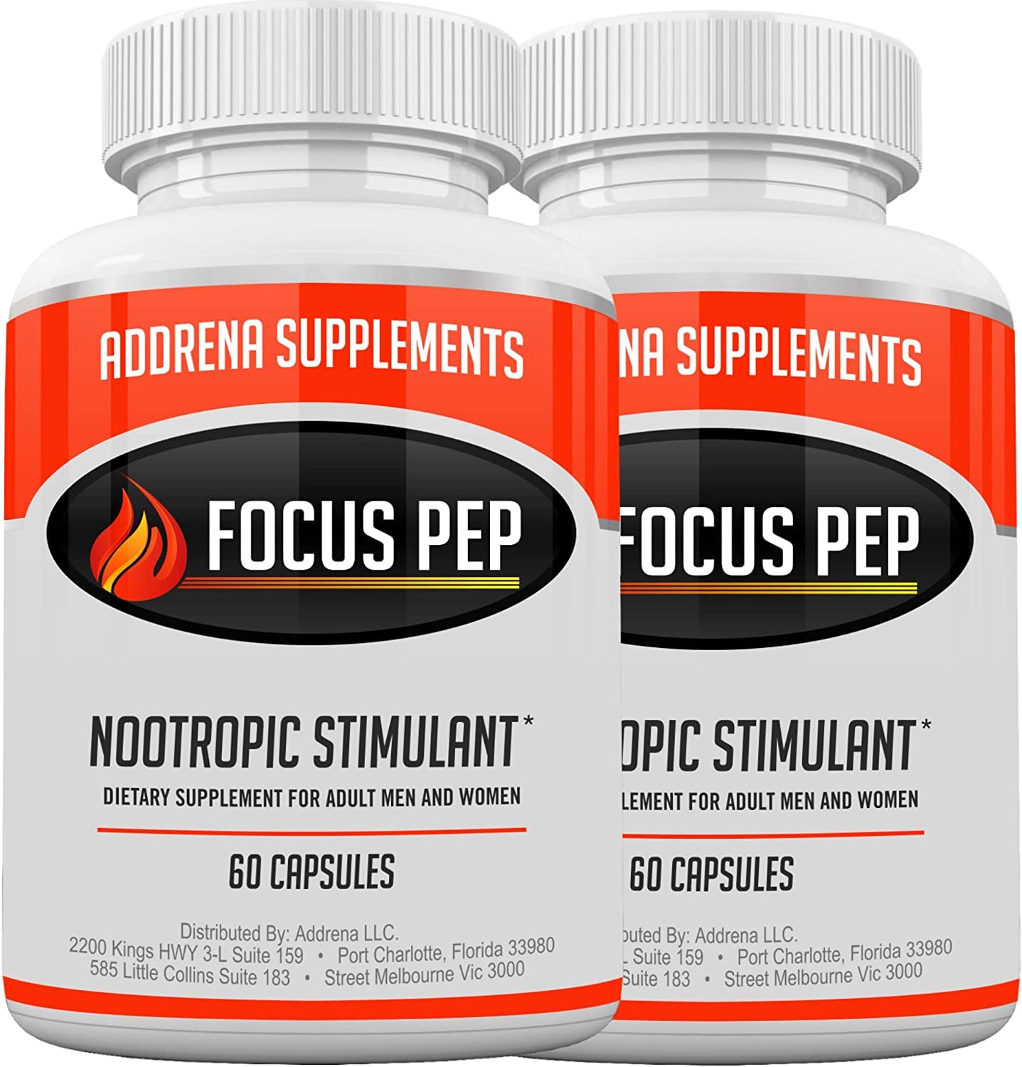 Focus Pep Over The Counter Stimulants Capsule, 120 Count