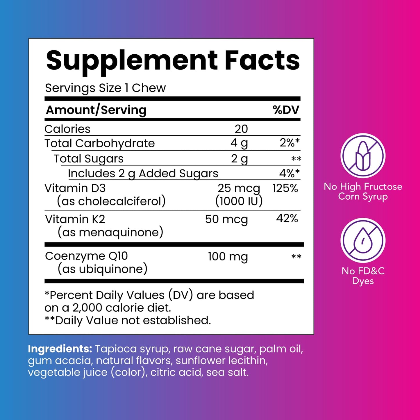 Viactiv CoQ10 Cardio Complete Chewable 30 Count
