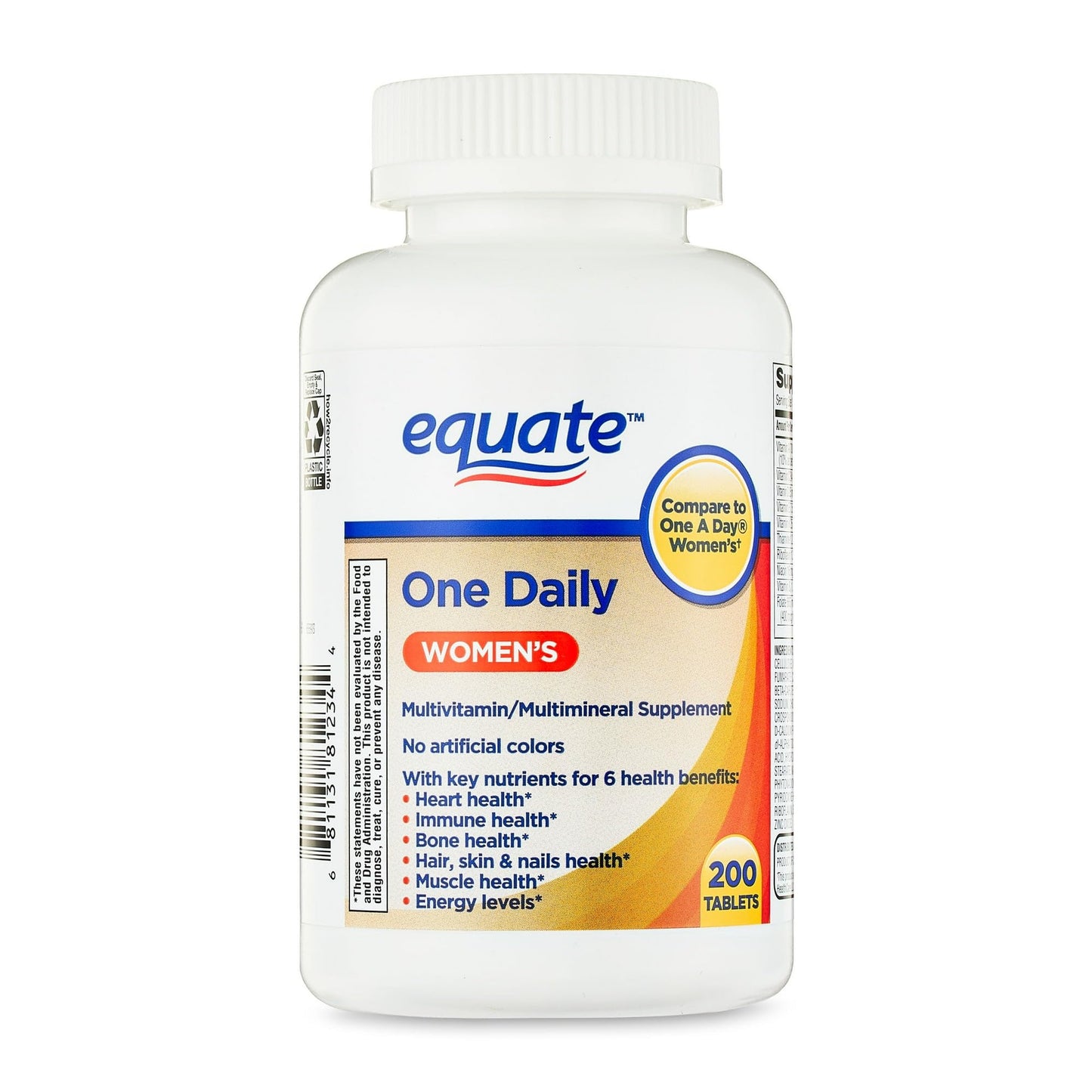 Generic One Daily Women's Multivitamin/Multimineral Supplement Tablets, 200 Count
