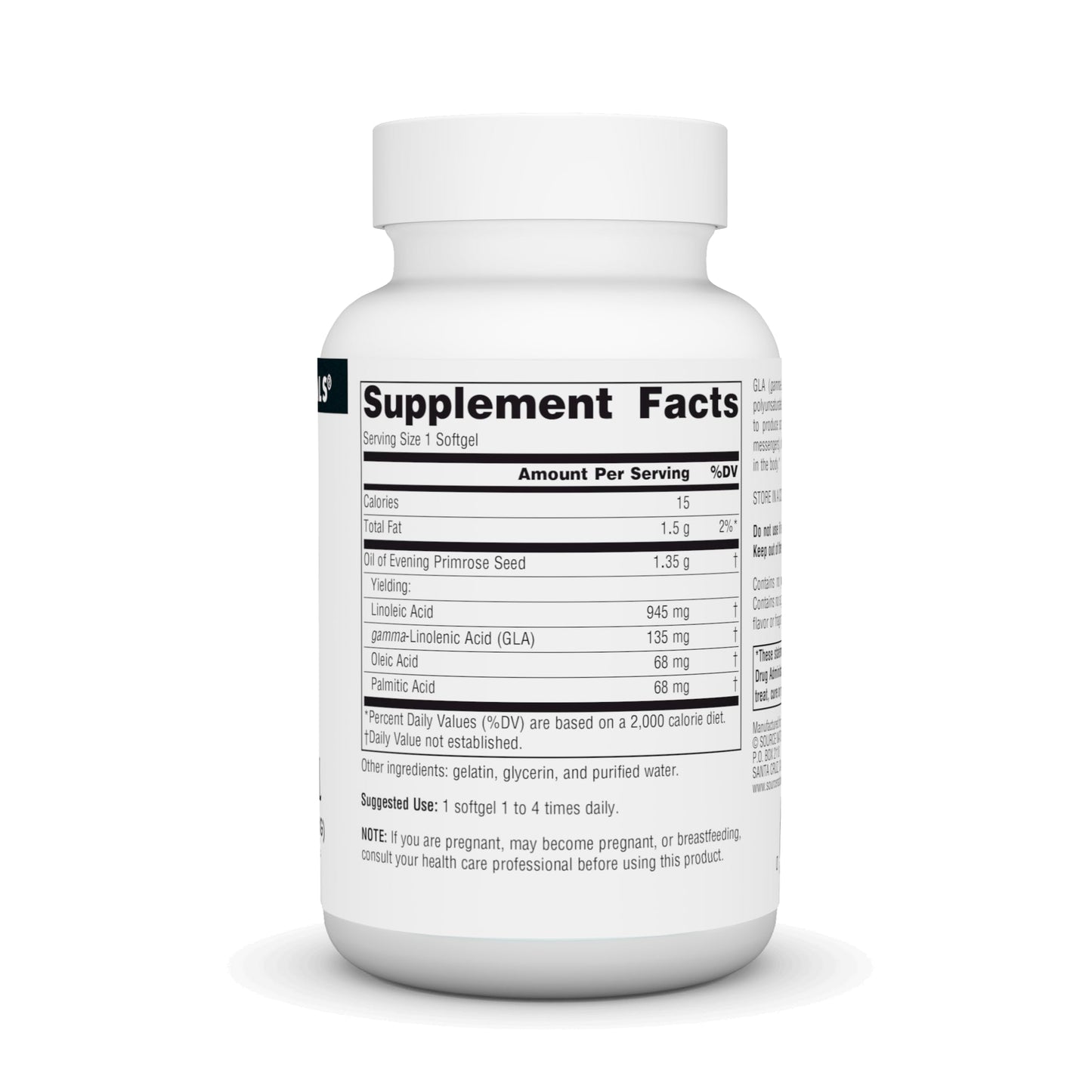 Source Naturals Evening Primrose Oil Softgels 30