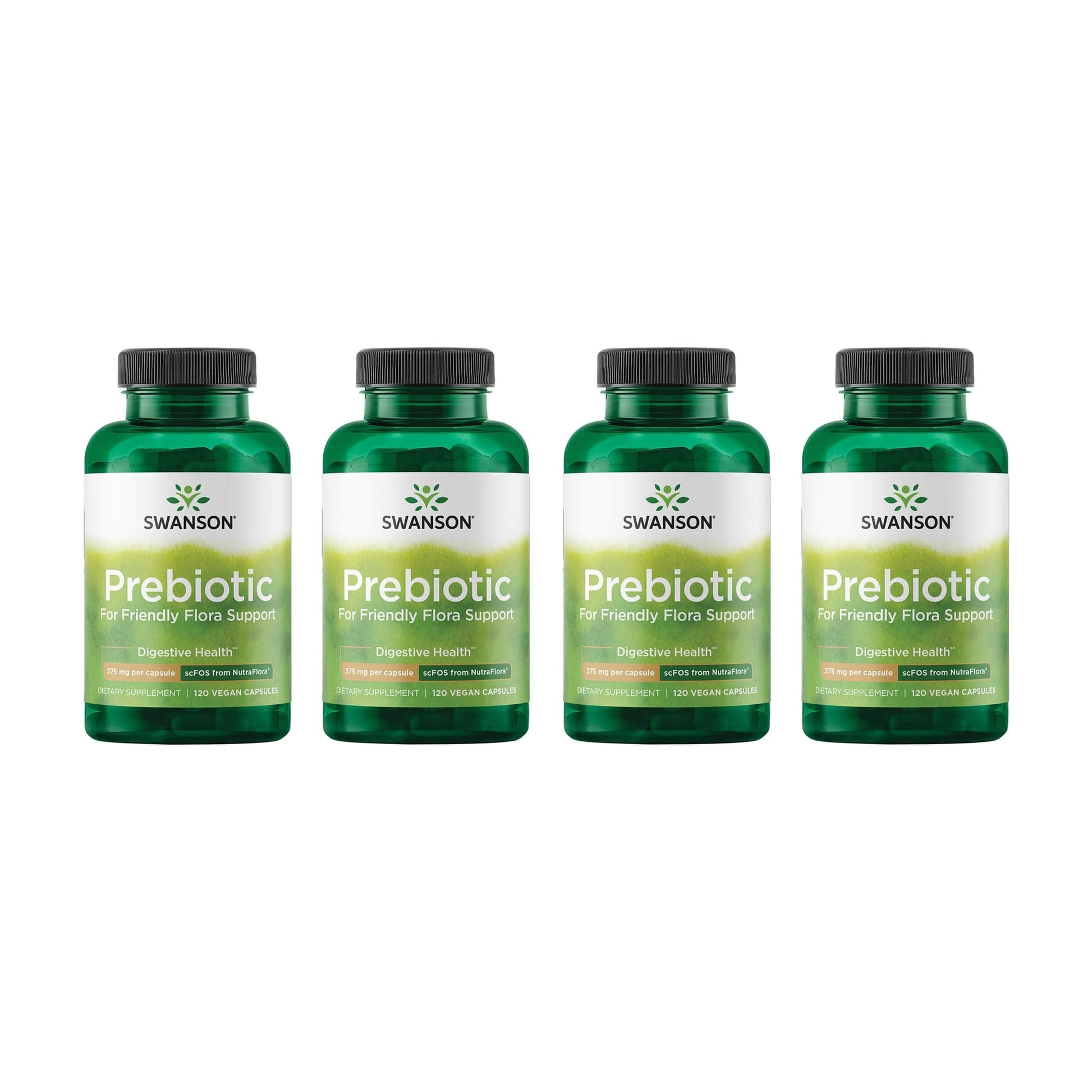 Swanson Prebiotic Fiber Capsules with NutraFlora FOS, 480 Capsules