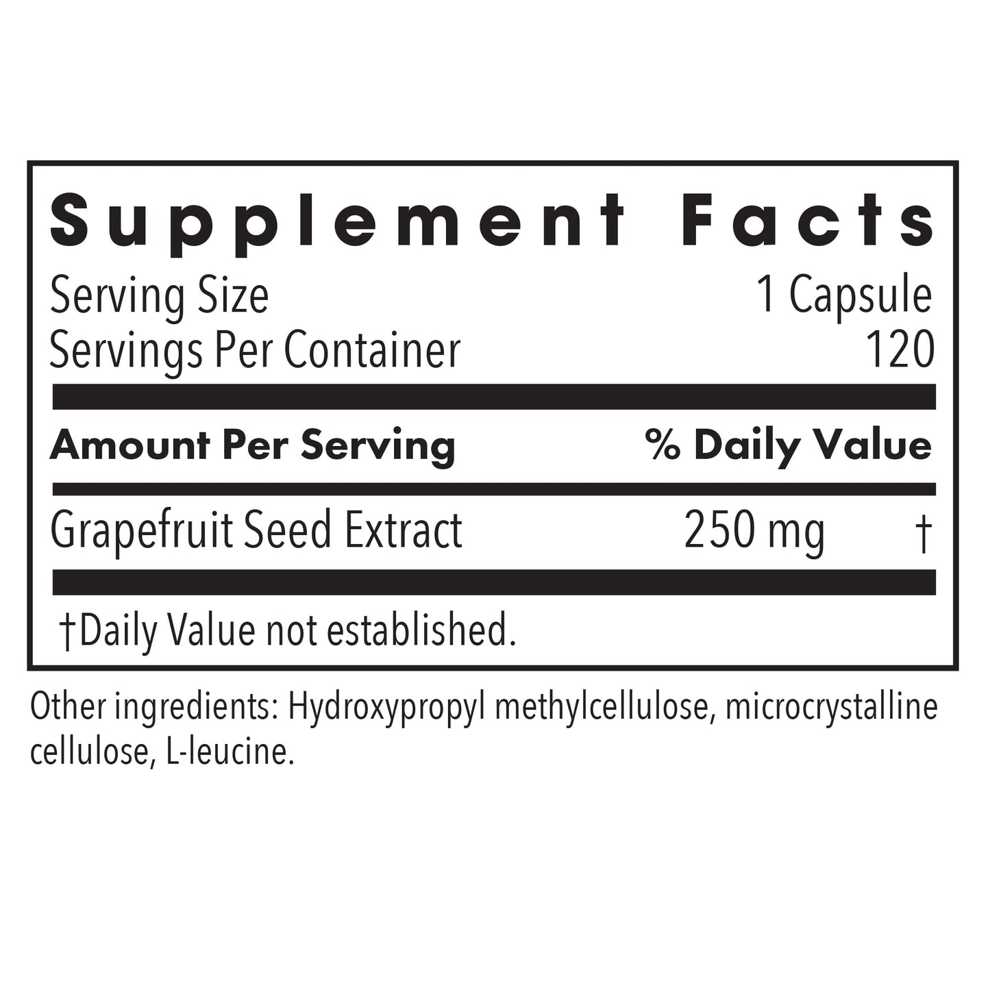 Allergy Research Group ParaMicrocidin Grapefruit Seed Extract 250 mg Capsules, 120 Count