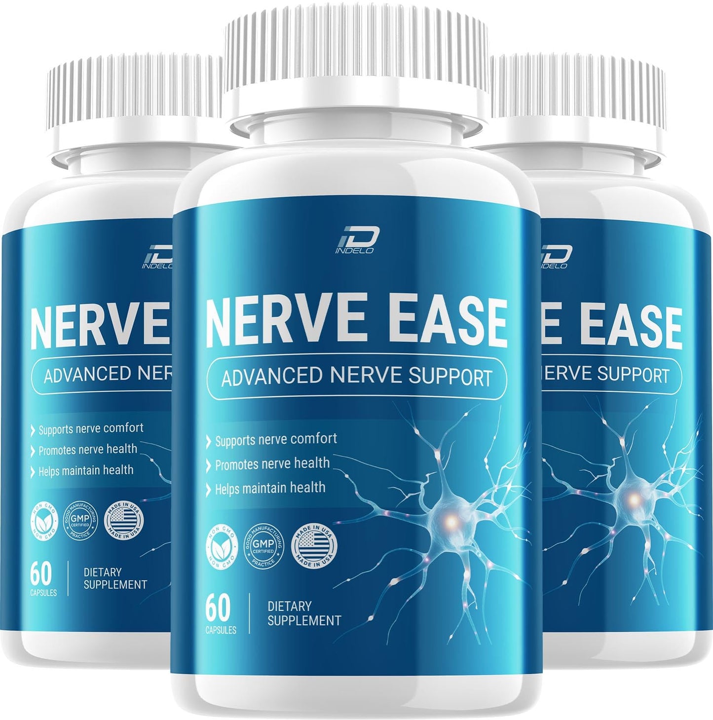 Indelo Nerve Ease Capsules 180 Capsules