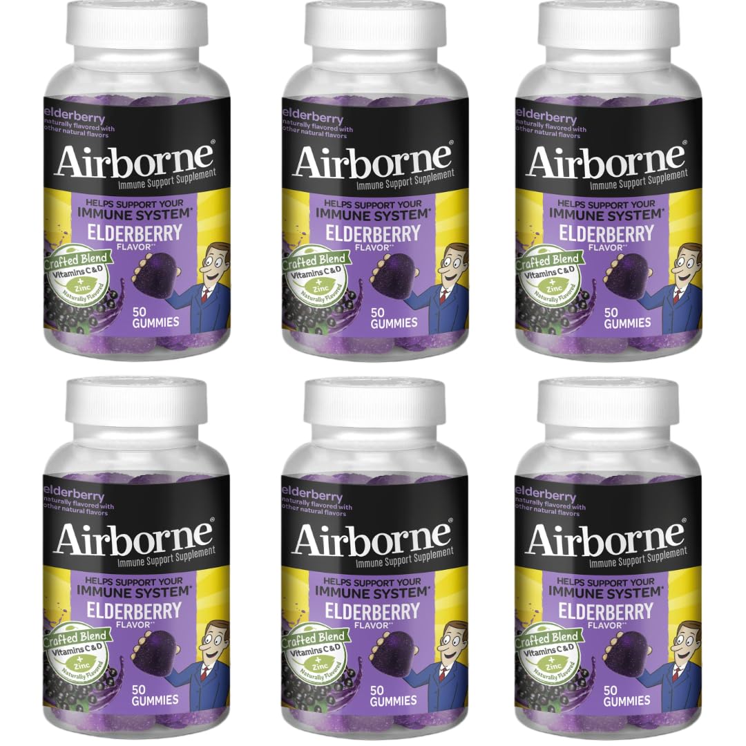 Airborne Vitamin C + Zinc Immune Support Gummies 300 Gummies