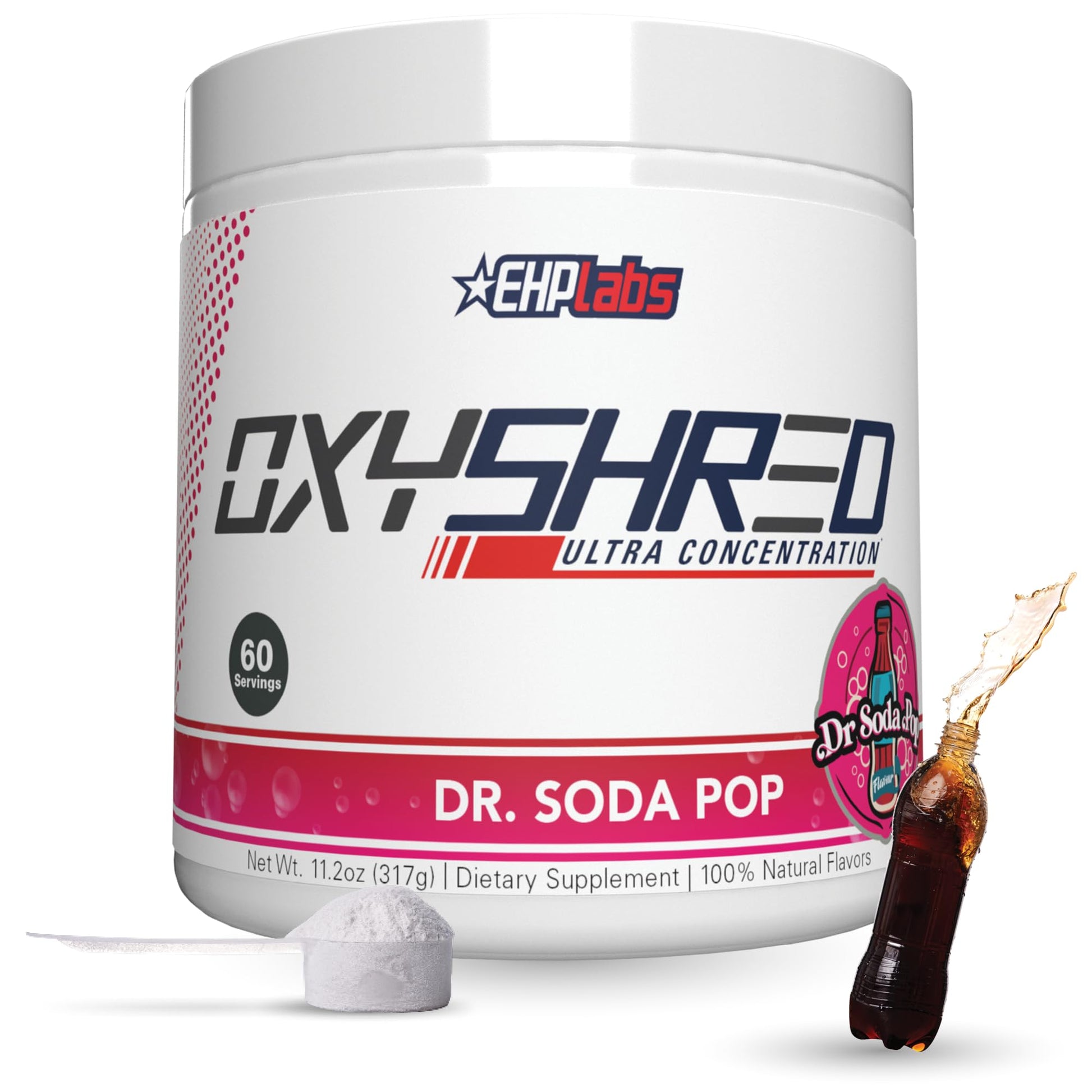 EHP Labs OxyShred Thermogenic Fat Burner - Pre-Workout Powder 11.2