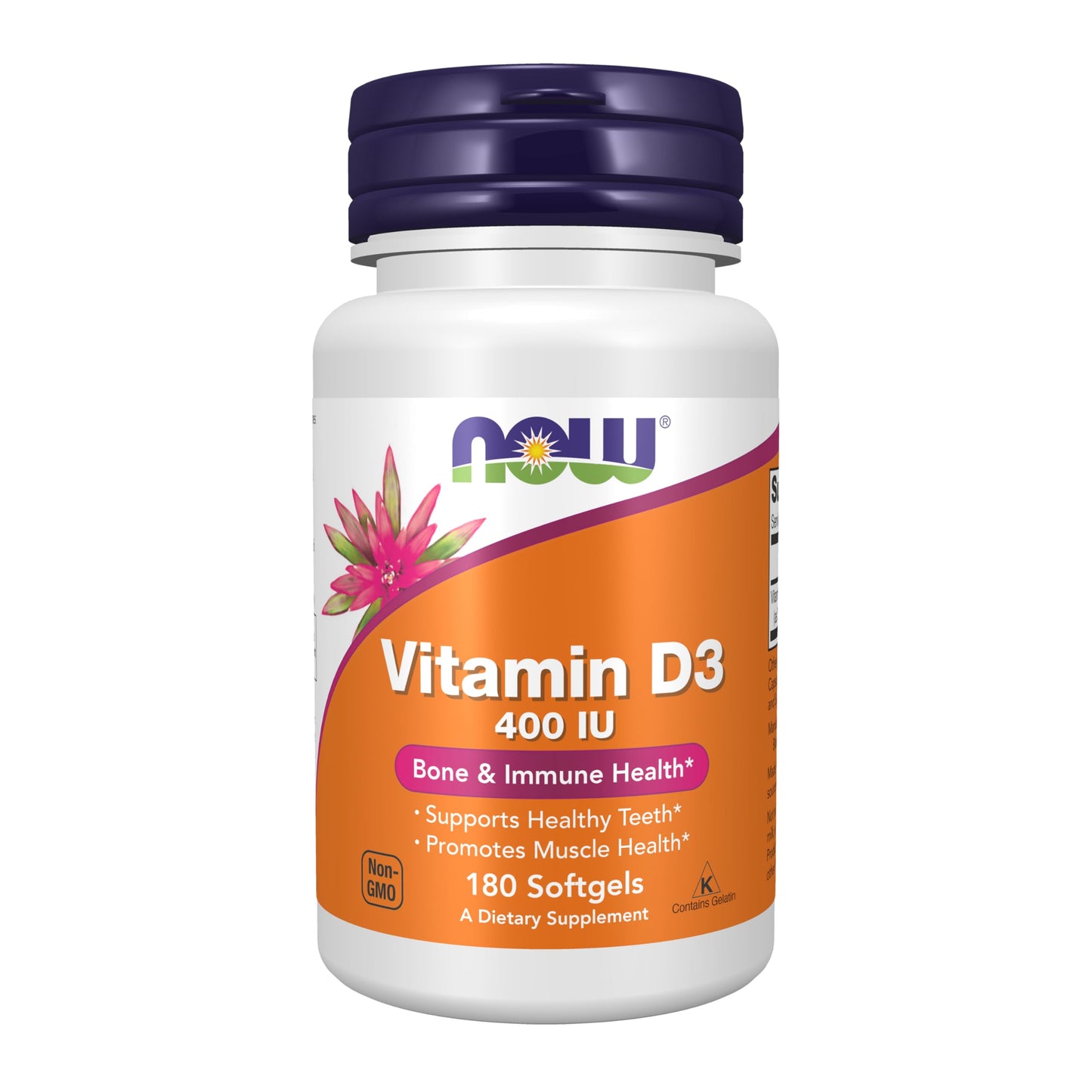 NOW Foods Vitamin D-3 400IU Softgels 540