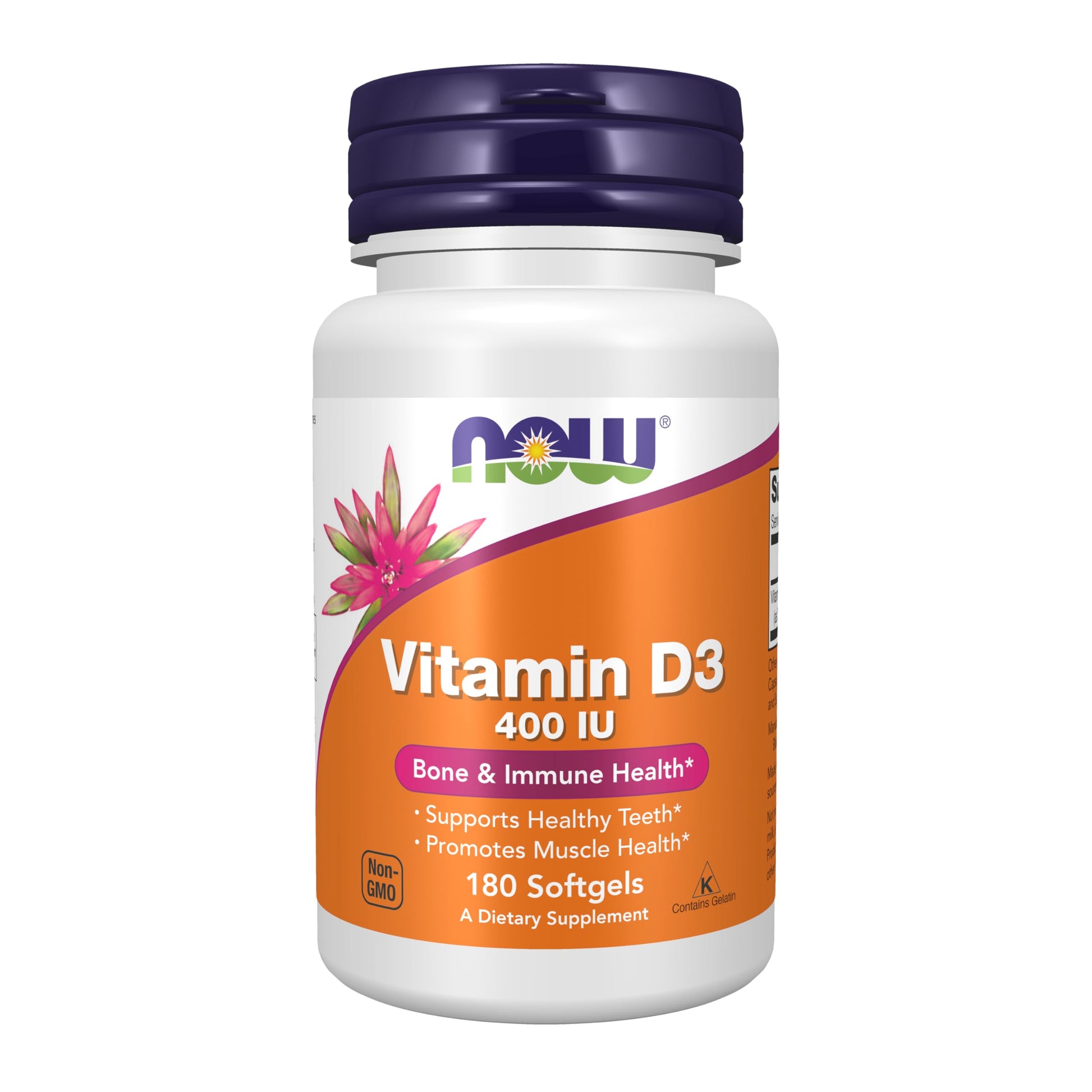 NOW Foods Vitamin D-3 400IU Softgels 540
