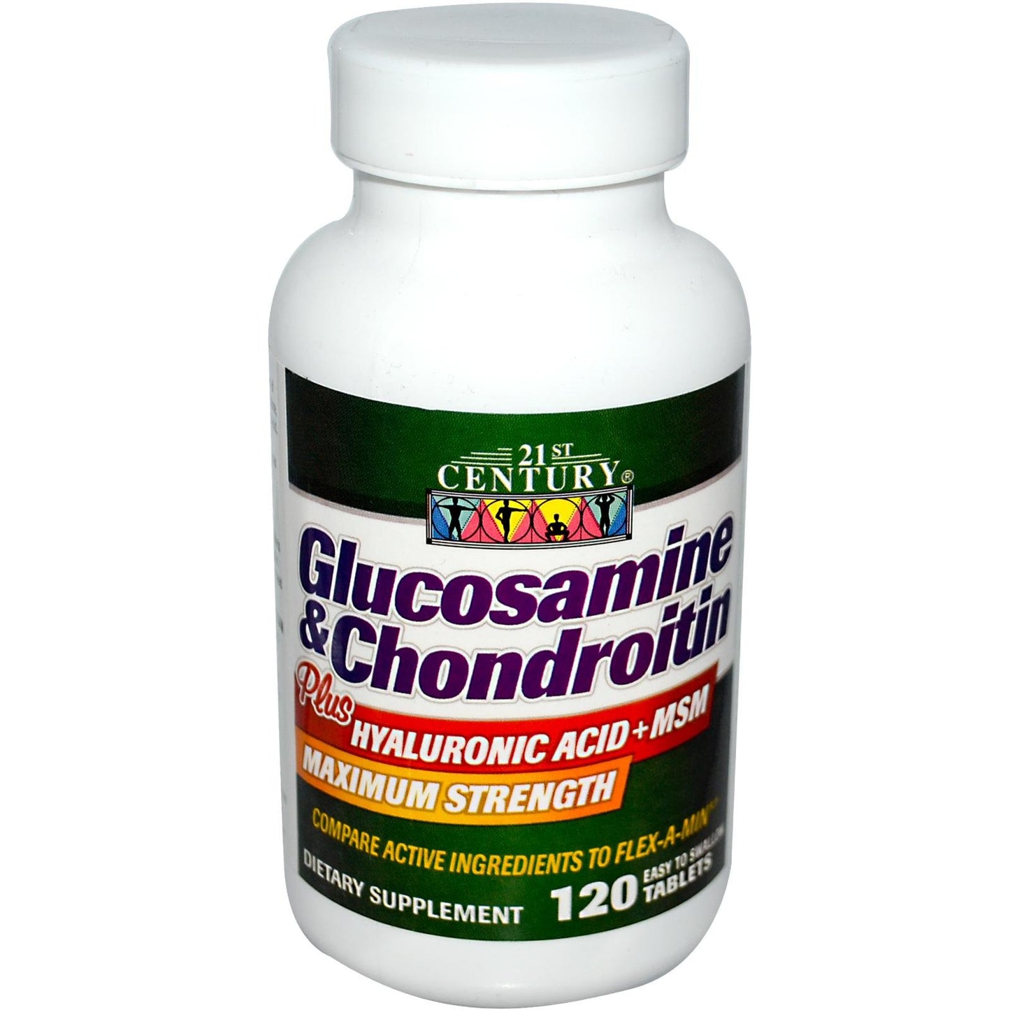 21st Century Glucosamine and Chondroitin Plus Tablets, 120 Tablets