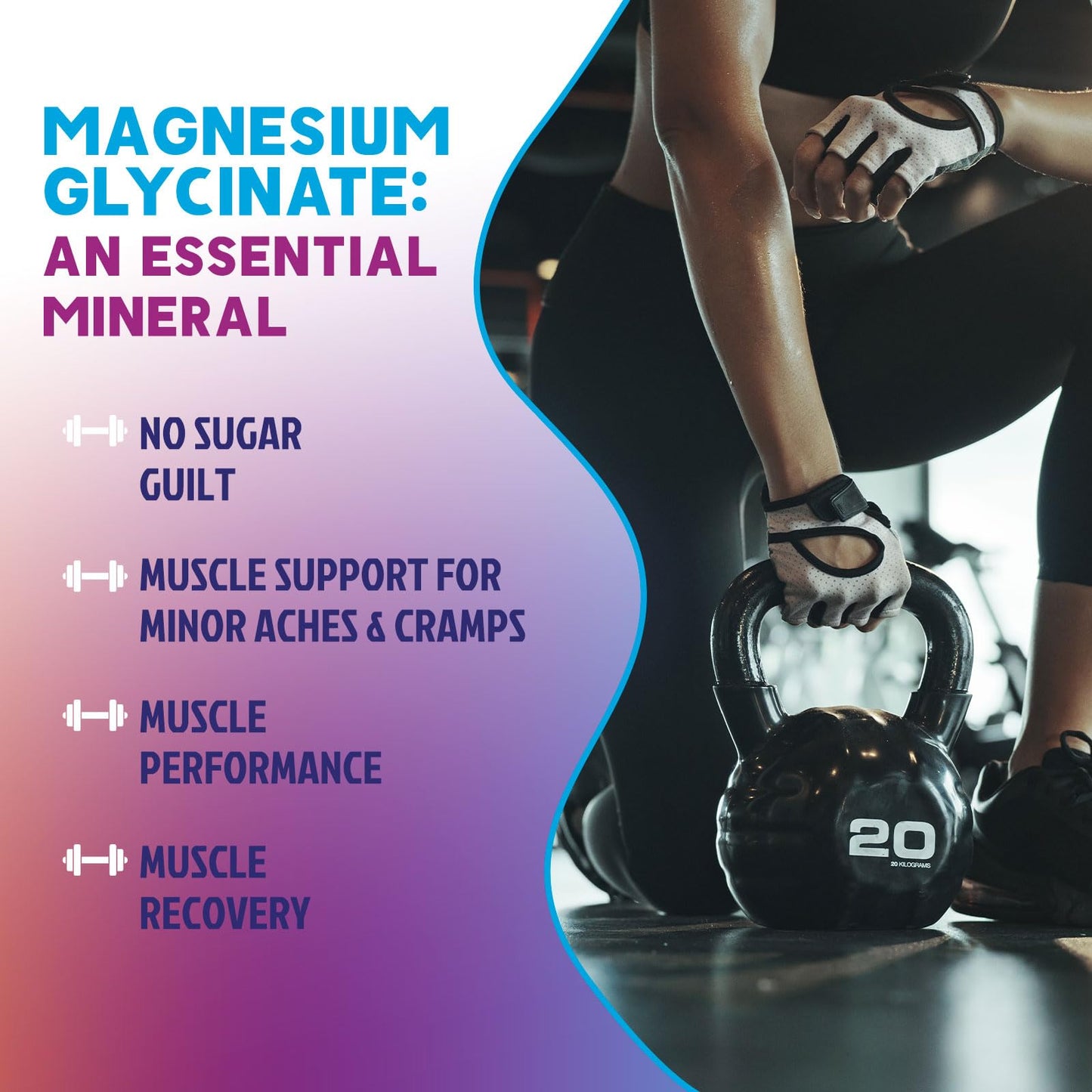 Nature's Peak Magnesium Glycinate Gummies, 60 Count