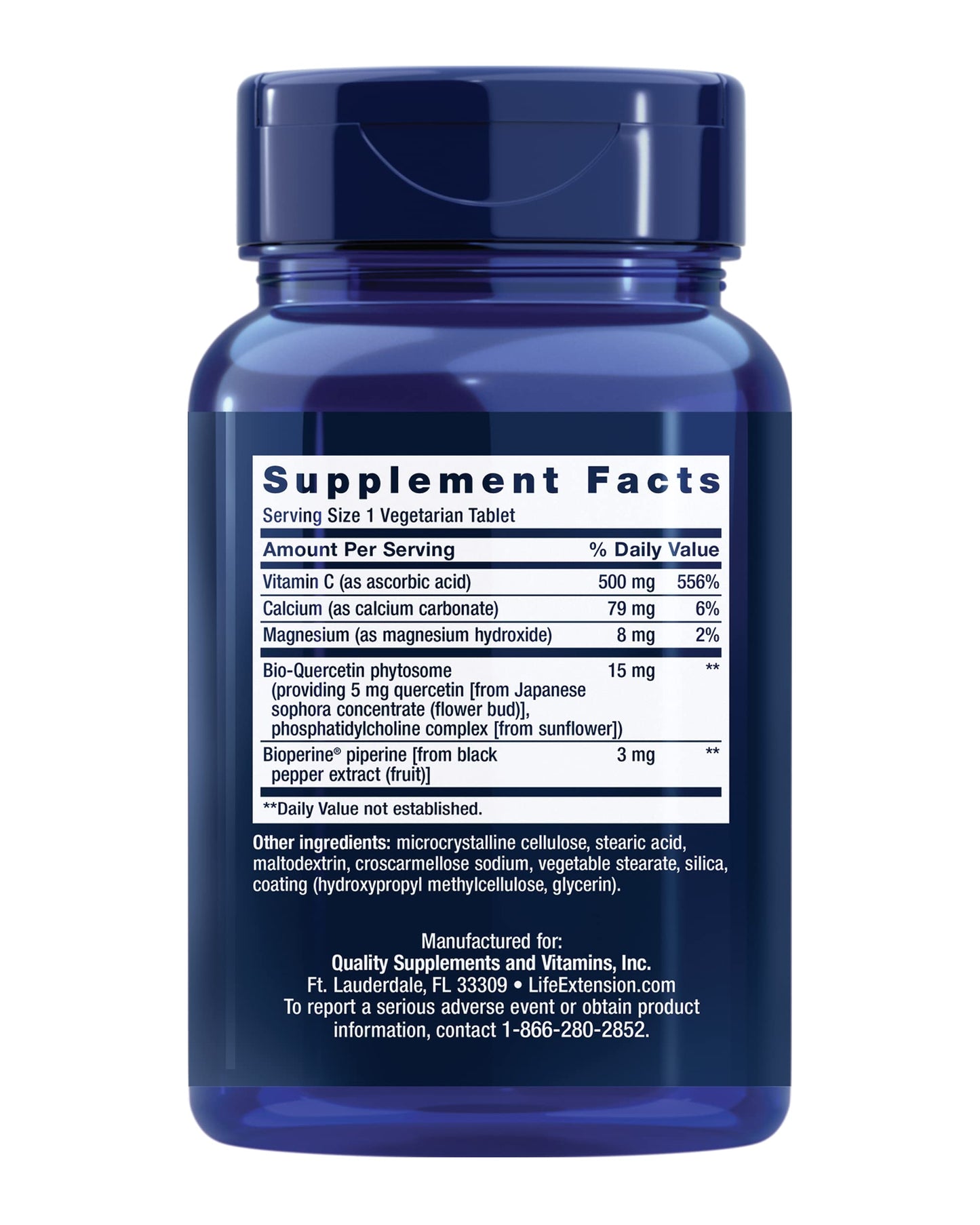Life Extension Fast-C and Bio-Quercetin Tablets, 60 Tablets