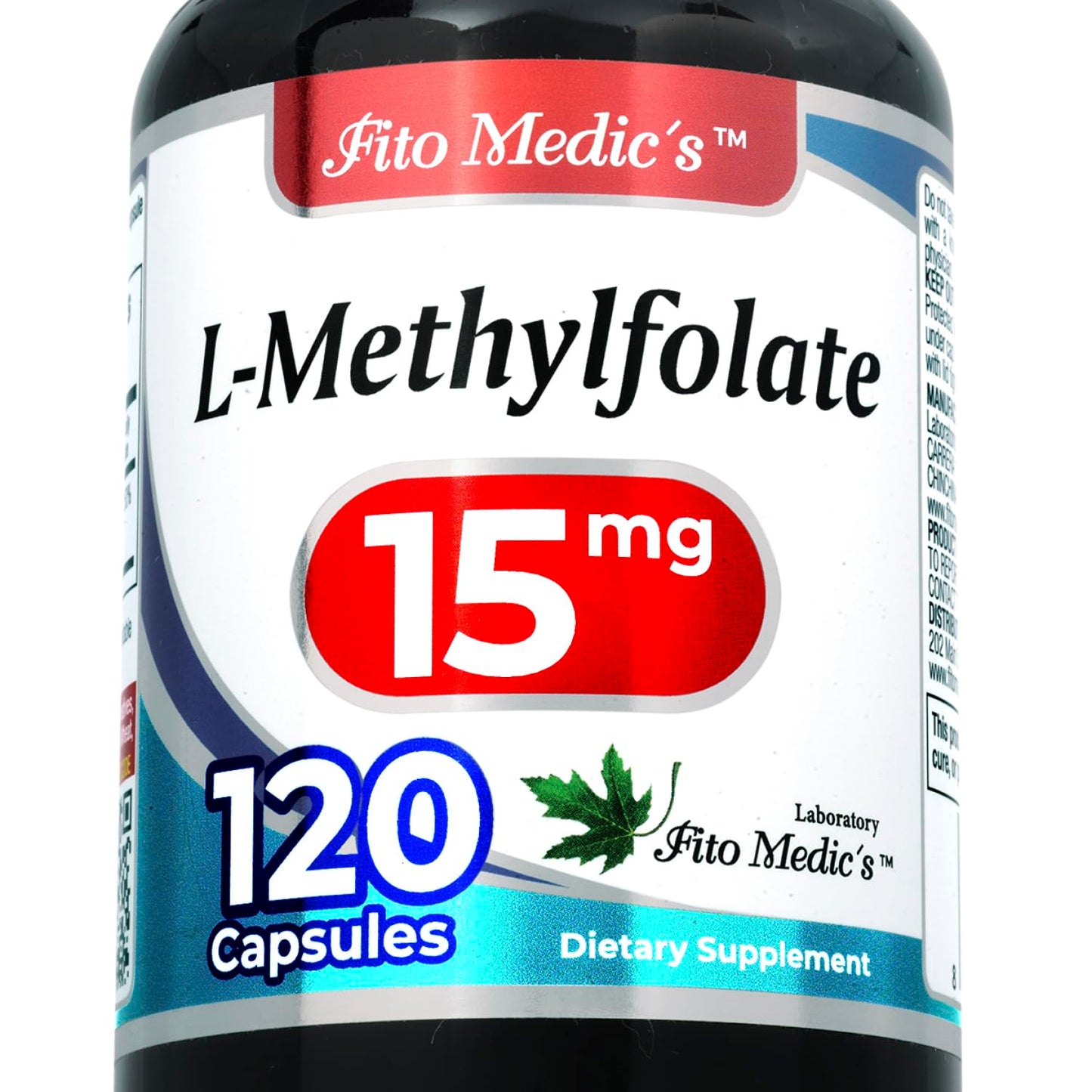 FITO MEDIC'S Lab Methylfolate Supplement Folate Formula Capsule, 120 Capsules