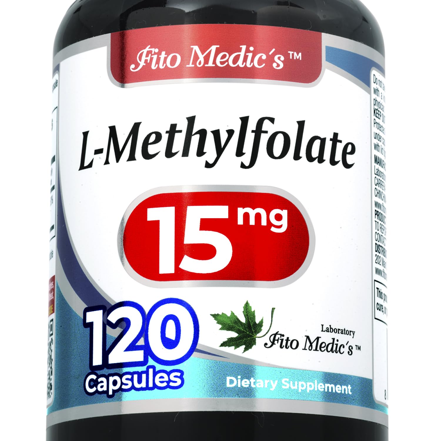 FITO MEDIC'S Lab Methylfolate Supplement Folate Formula Capsule, 120 Capsules