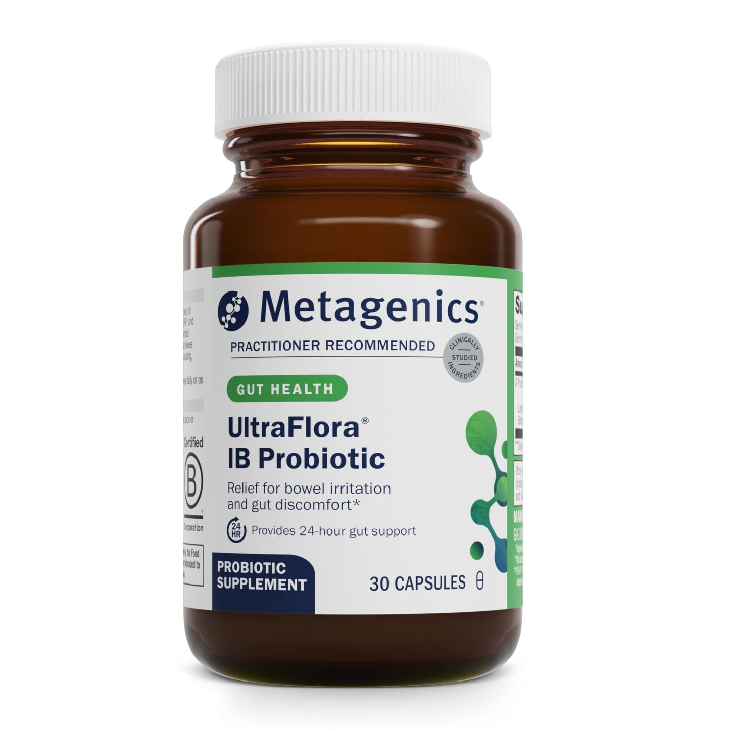 Metagenics UltraFlora IB Probiotic Capsule, 30 Count