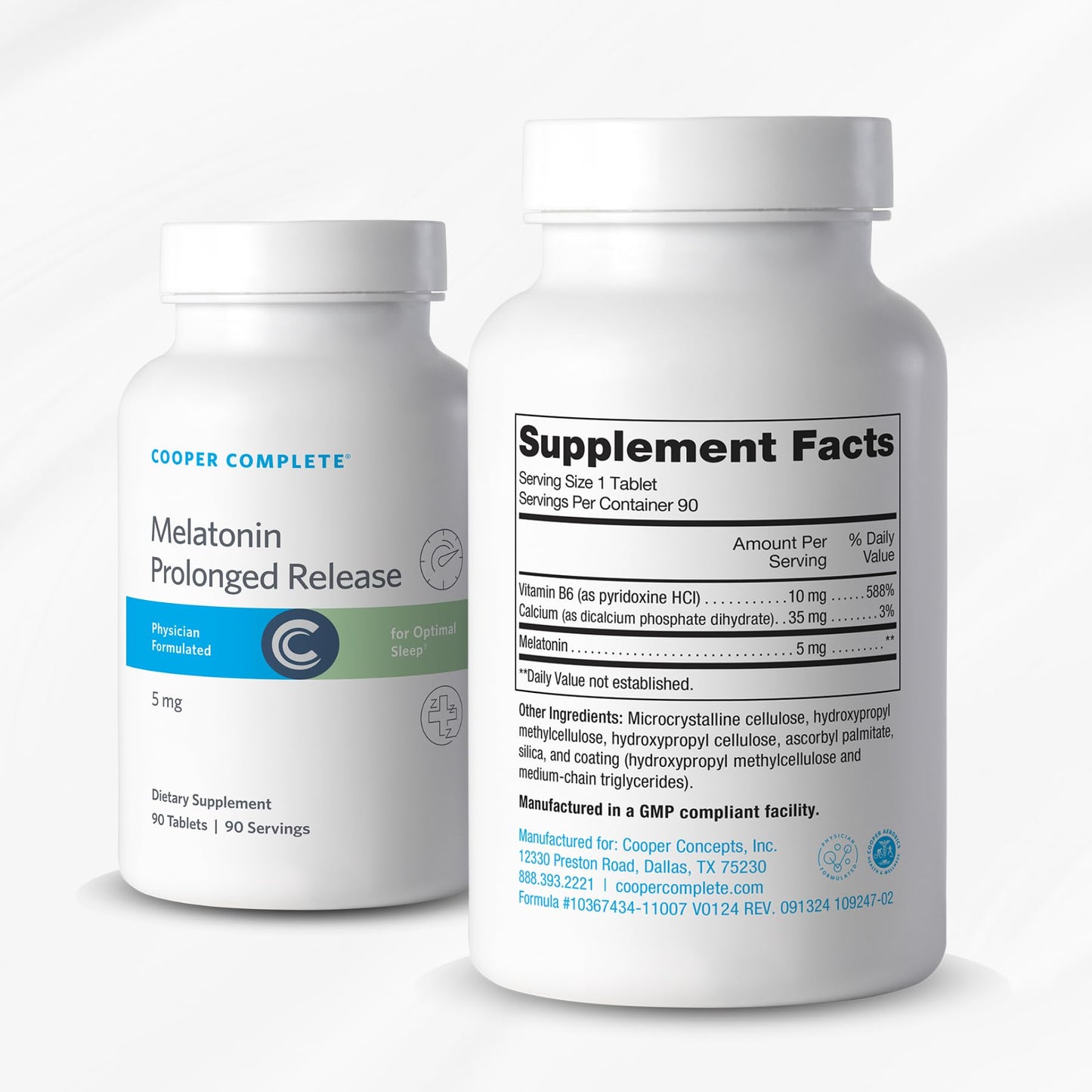 Cooper Complete Melatonin 5mg Extended Release Tablets 90 Count