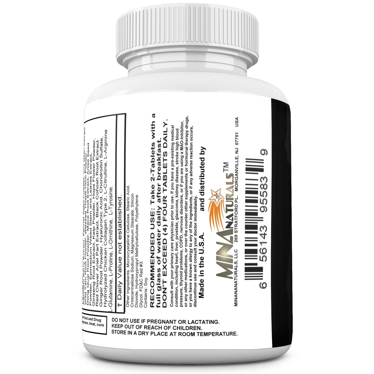 MINANATURALS NIPPLEXAN Natural Nipple Enlargement, 60 Tablets