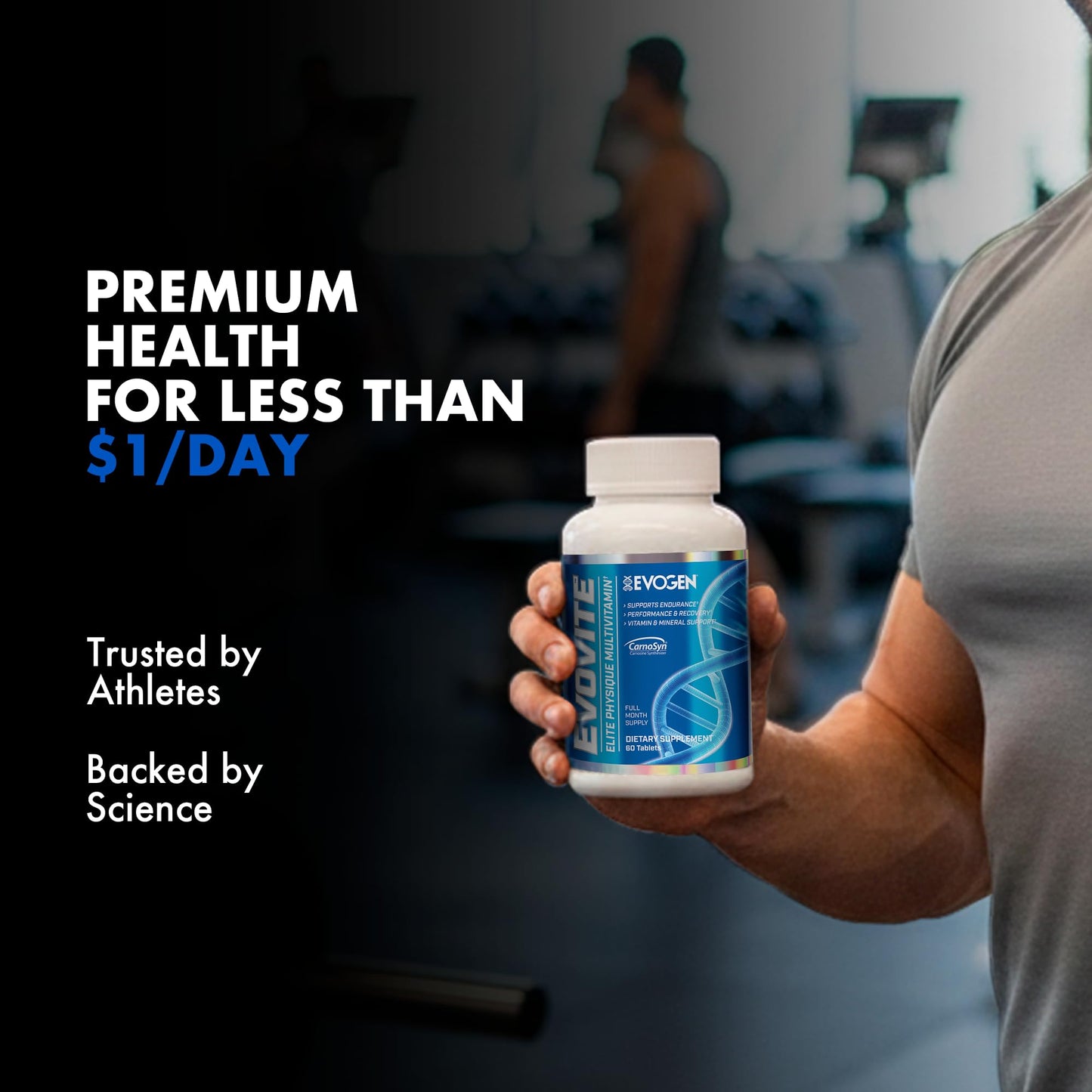 Evogen Evovite Elite Physique Multivitamin for Women & Men Tablet 60 Count