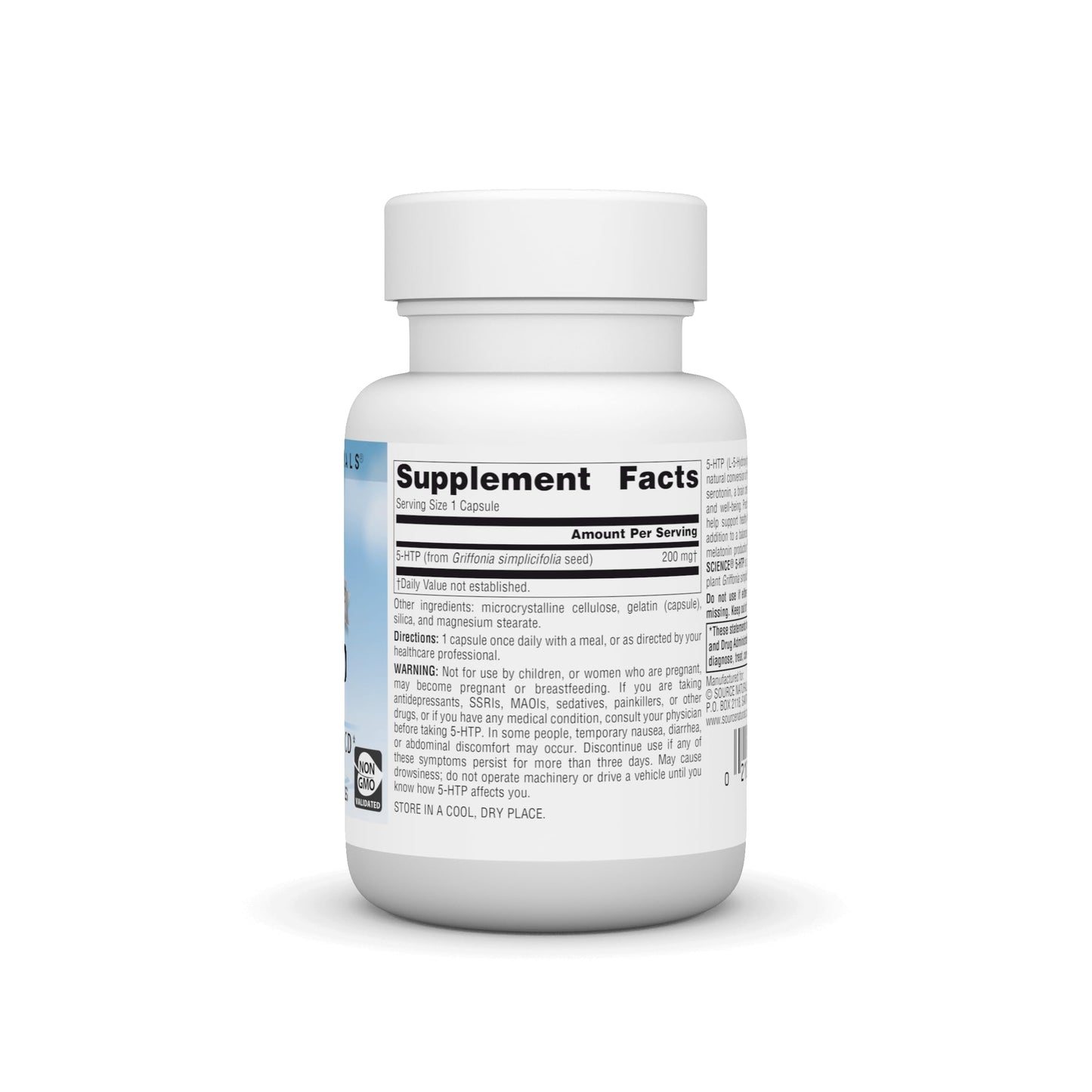 Source Naturals Serene Science 5-HTP 200 mg Capsule, 30 Capsules