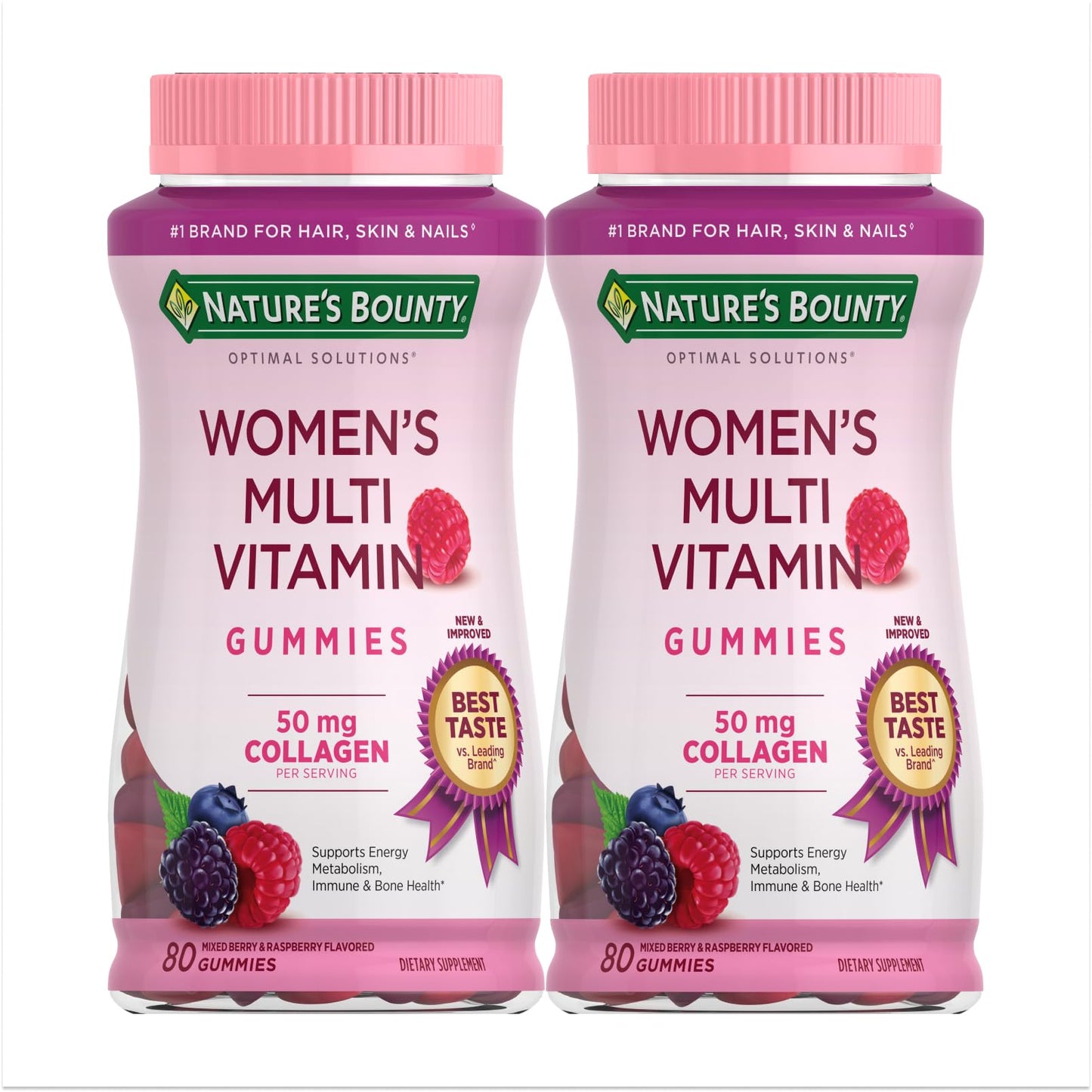Nature's Bounty Optimal Solutions Women's Multivitamin Gummies, 160 Gummies