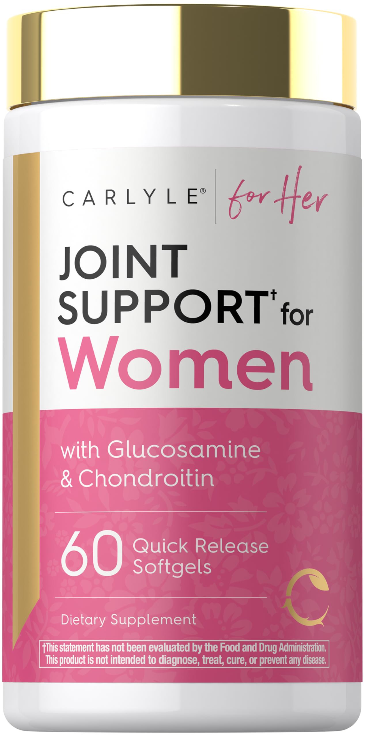 Carlyle Joint Support for Women Softgels 60 Count