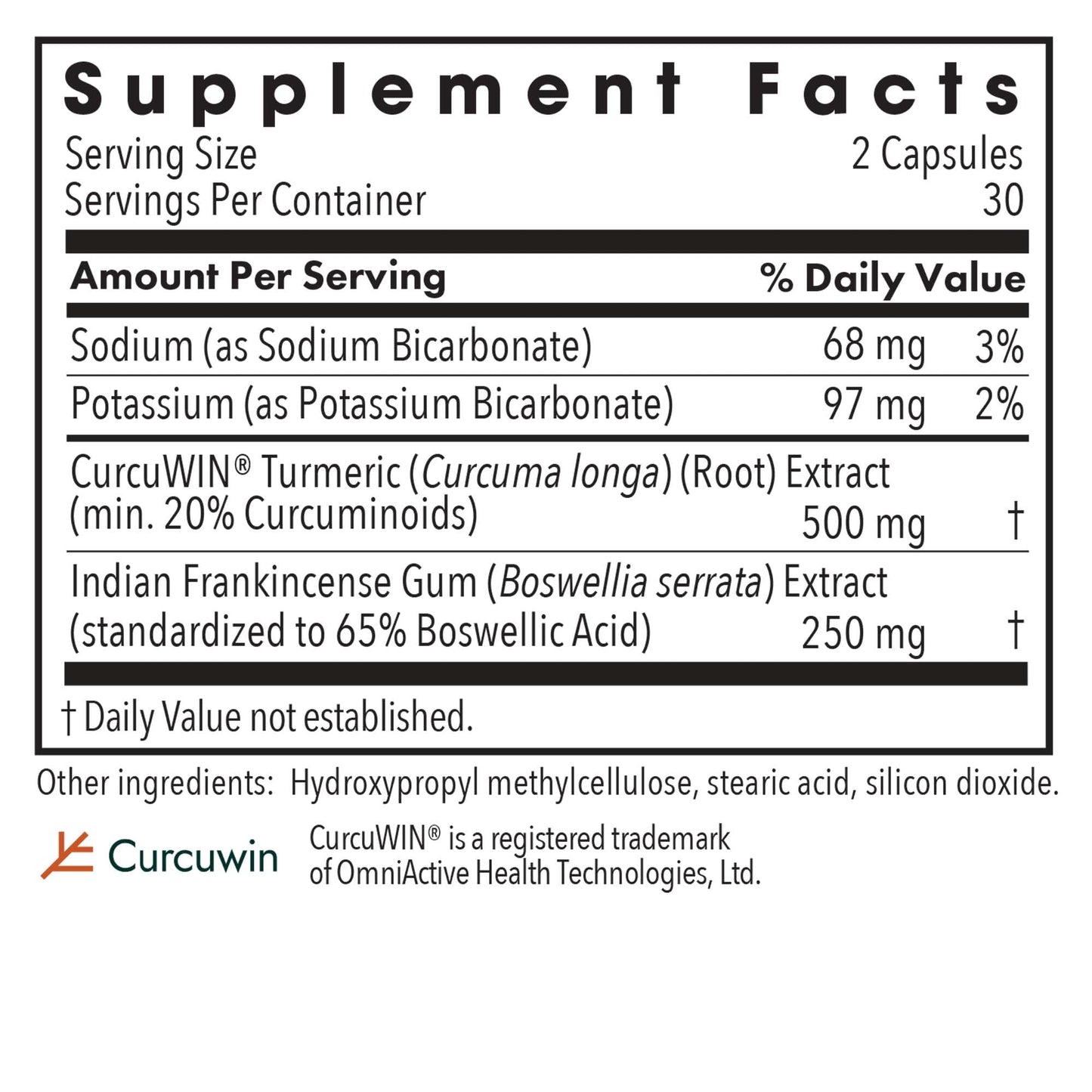 Allergy Research Group Herxheimer Support - Turmeric Boswellia Supplement with CurcuWIN, Curcuminoids and Pure Boswellia Extract for Women & Men, Detox and Cleanse Support Capsules, 60 Count