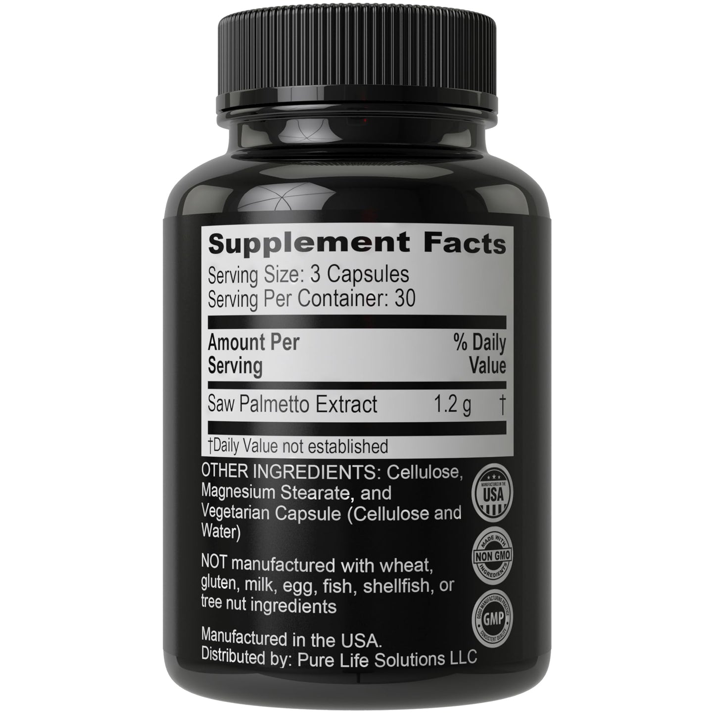 Hair Thickness Maximizer Saw Palmetto Capsules 90 Count