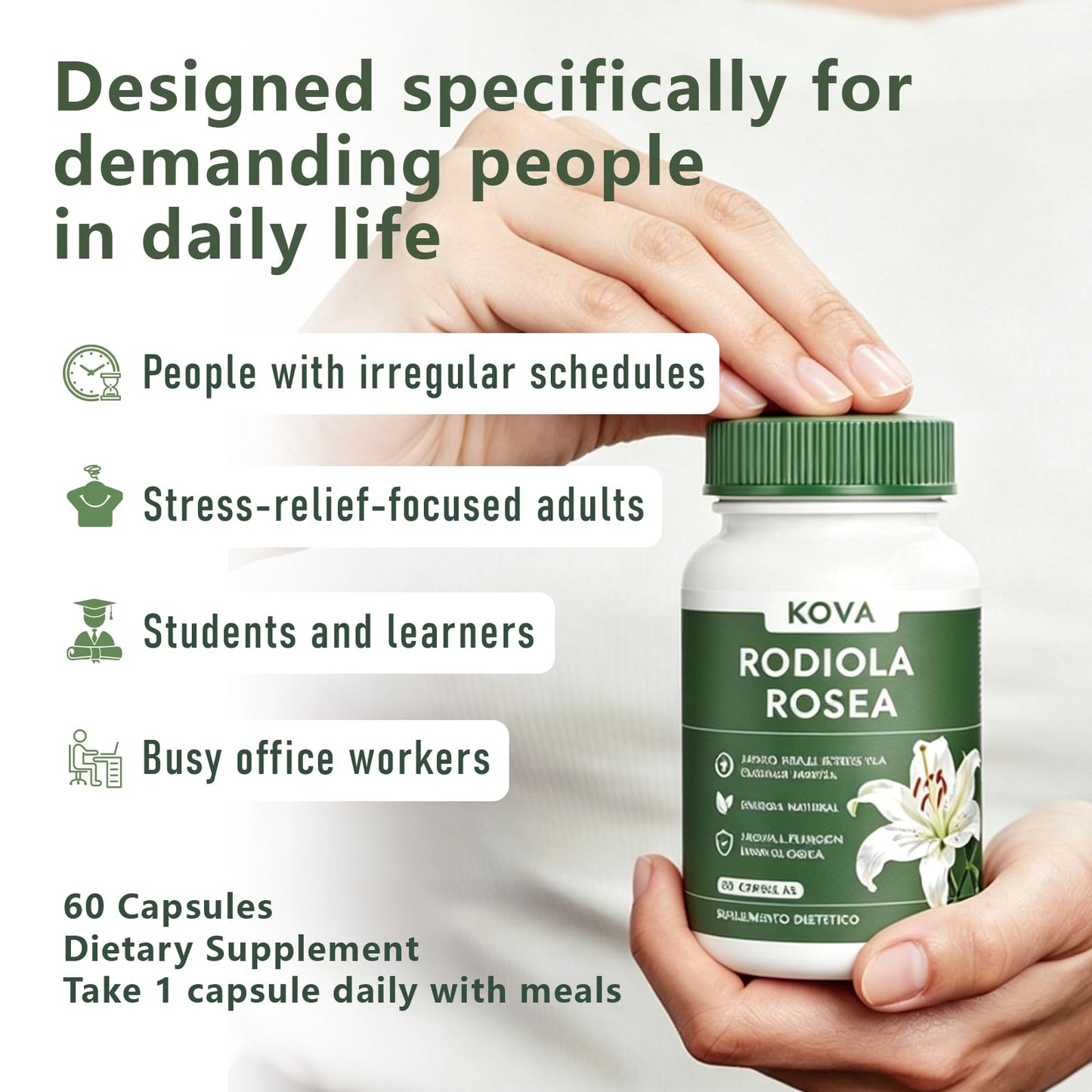 Lwefao Rhodiola Rosea Capsule 60 Capsules