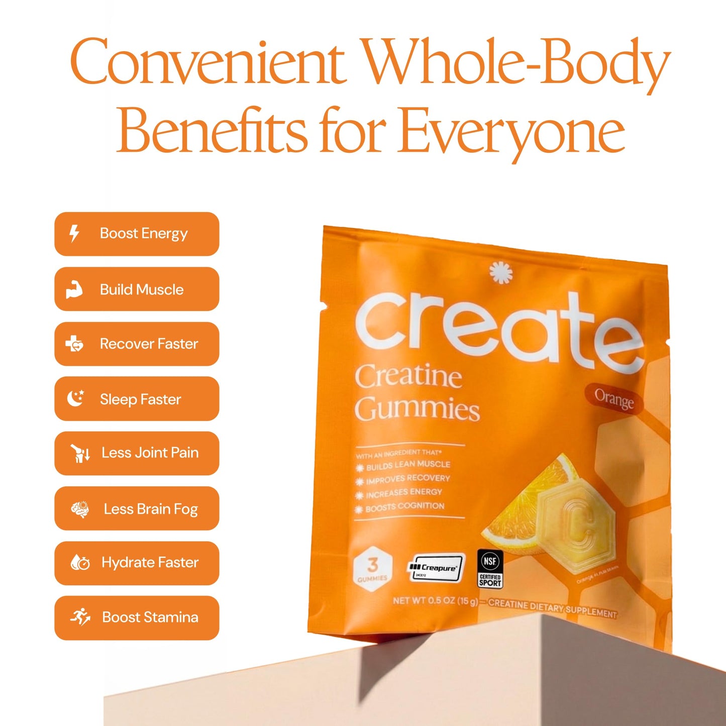 Create Creatine Gummies 90 Gummies