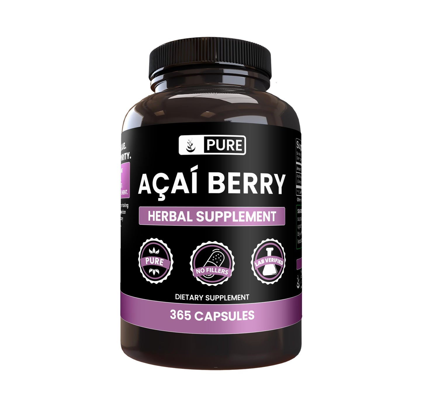 Pure Original Ingredients Acai Berry Extract Capsule 365