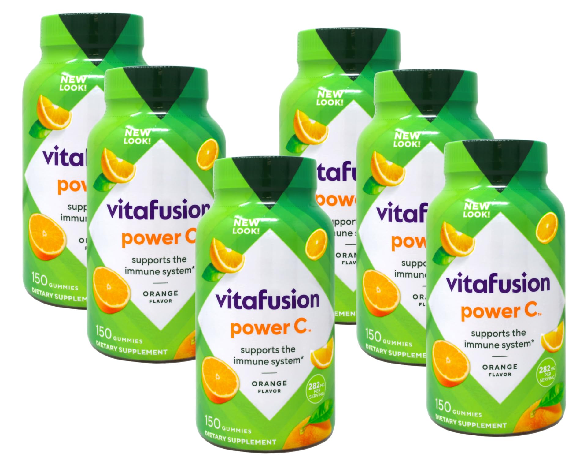 Vitafusion Power C Gummy Vitamins for Adults Absolutely Orange 150 ct