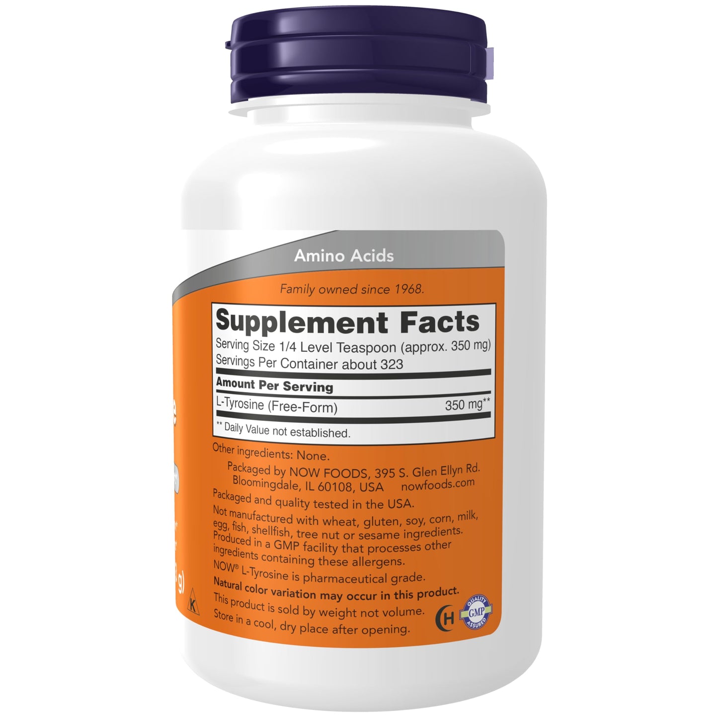 NOW Foods L-Tyrosine Powder 4-Ounce